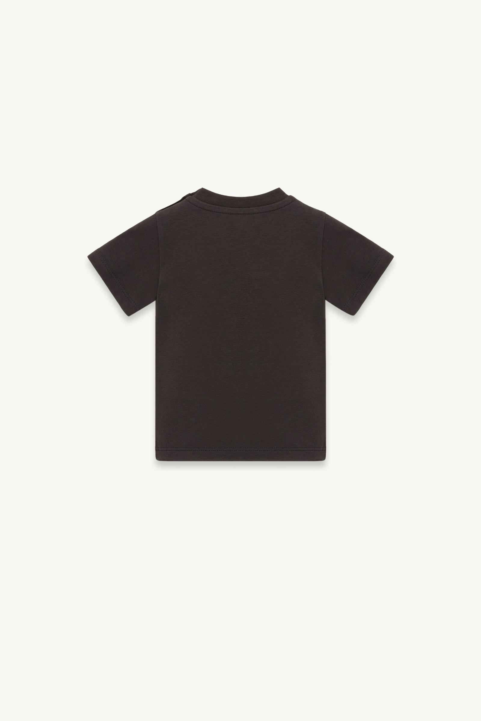 MONCLER ブラック Tシャツ ロゴ刺繍sizeXL Black Logo Stretch Jersey T-Shirt - Clothing for Children | Moncler US