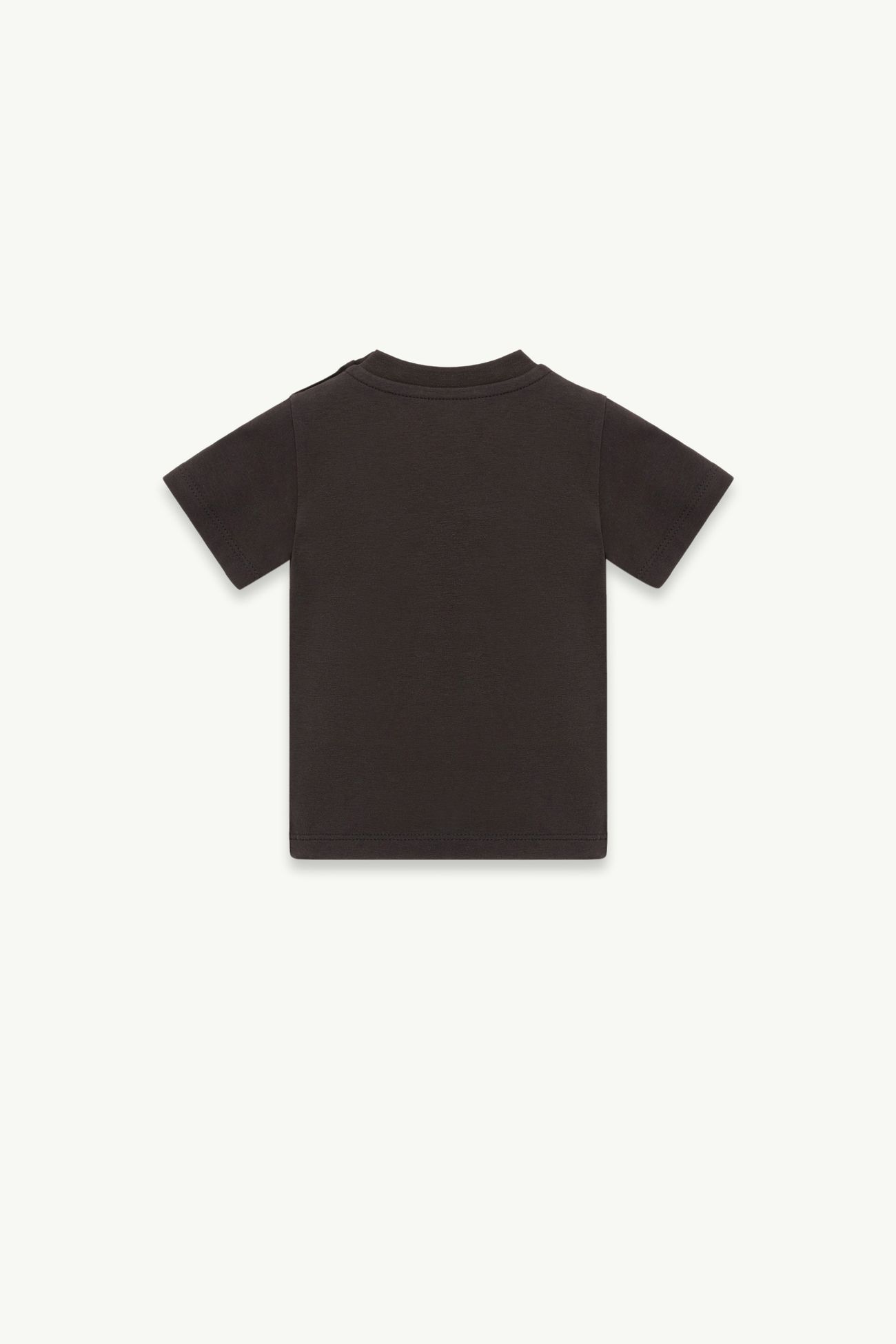 Logo Stretch Jersey T-Shirt Boy Black Moncler 2