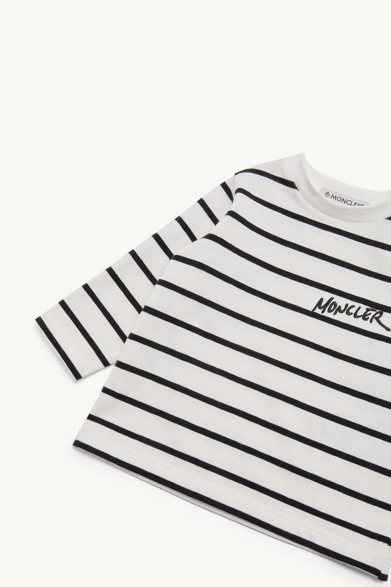 Tシャツ ボーイズ ホワイト&ブラック Moncler 1
