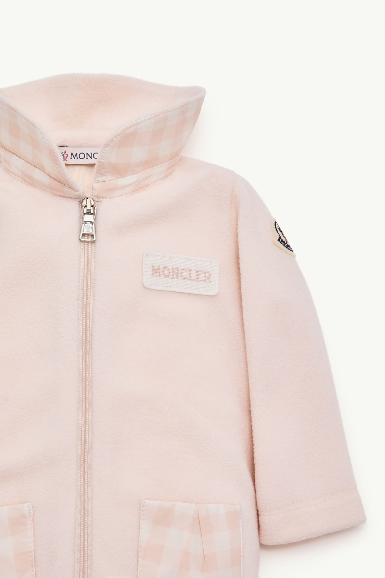彼得潘領連身褲 女童 淺粉紅色 Moncler 3
