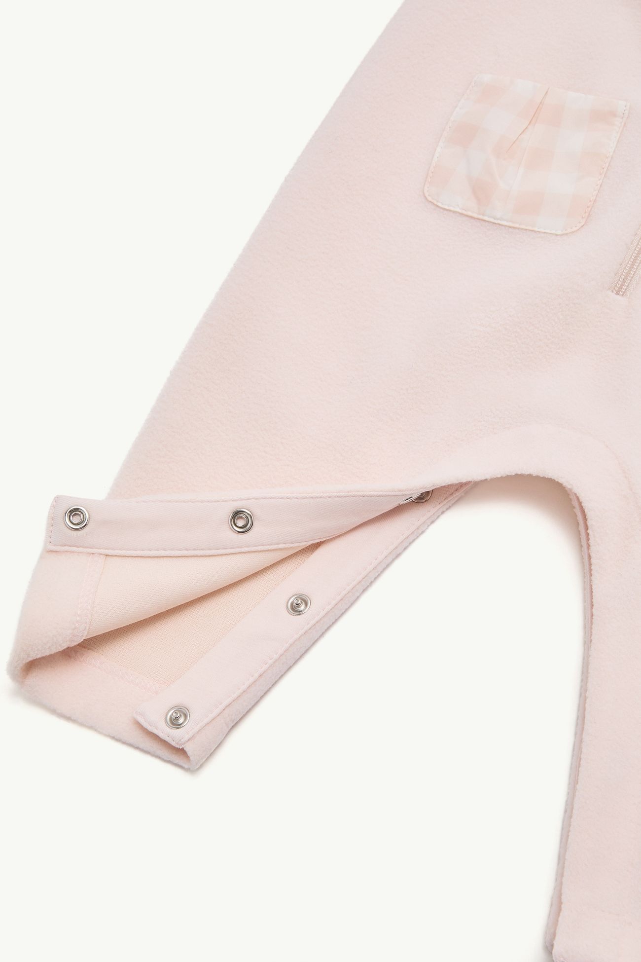 Barboteuse à col Claudine Fille Rose Clair Moncler 4