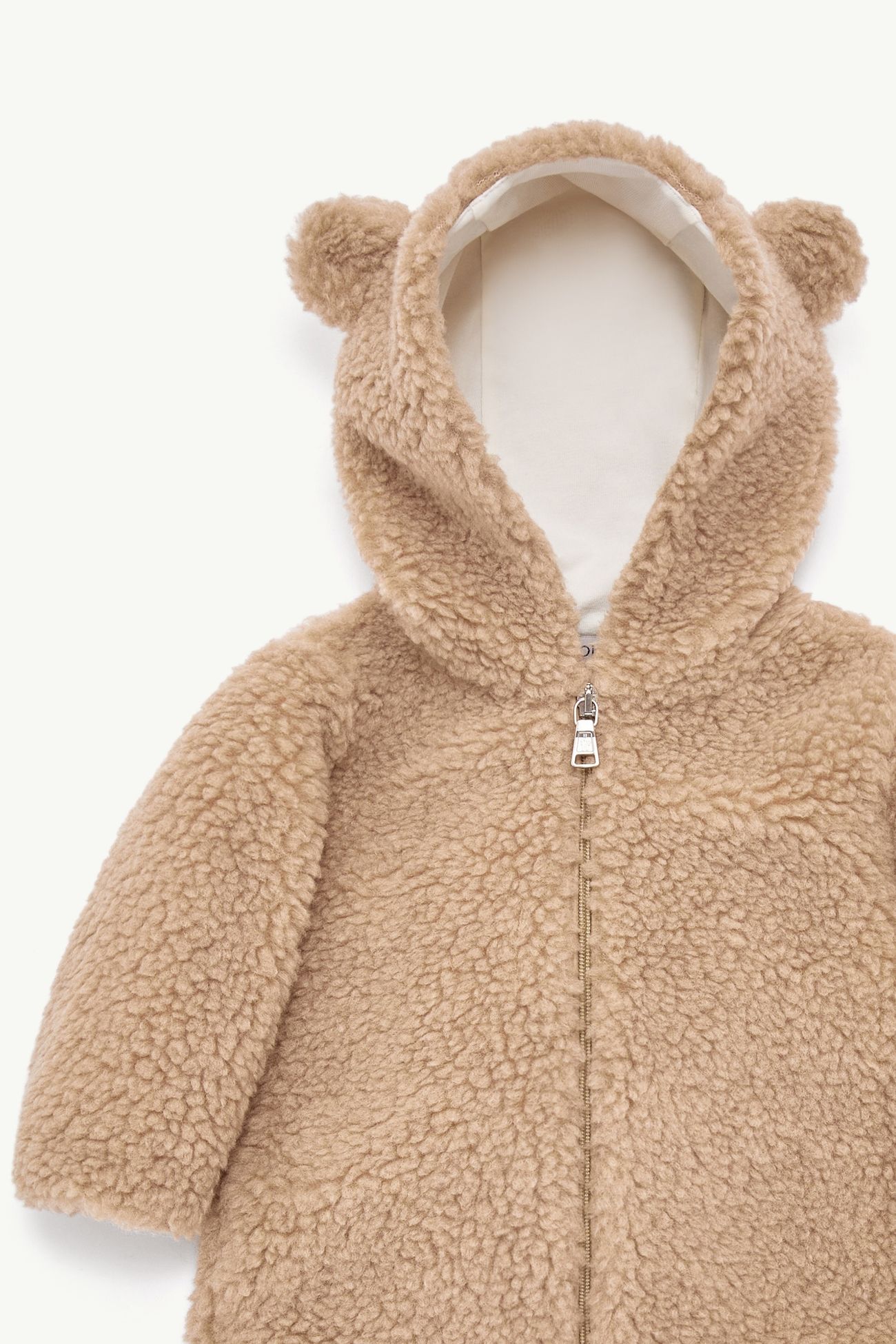 Ensemble en coton et teddy Mixte Beige & Blanc Moncler 1