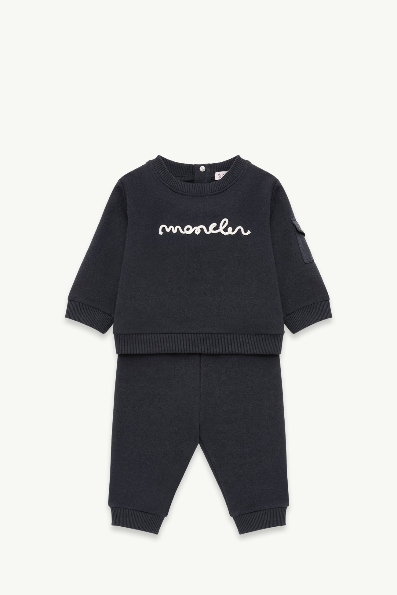 Logo Stretch Cotton Set Gender Neutral Dark Blue Moncler 0
