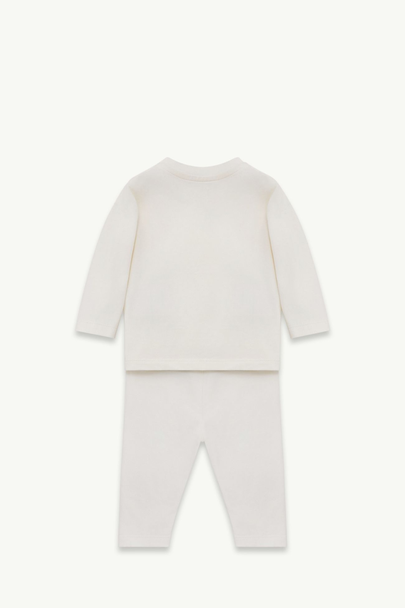 Set in jersey di cotone elasticizzato Gender Neutral Bianco Avorio Moncler 2