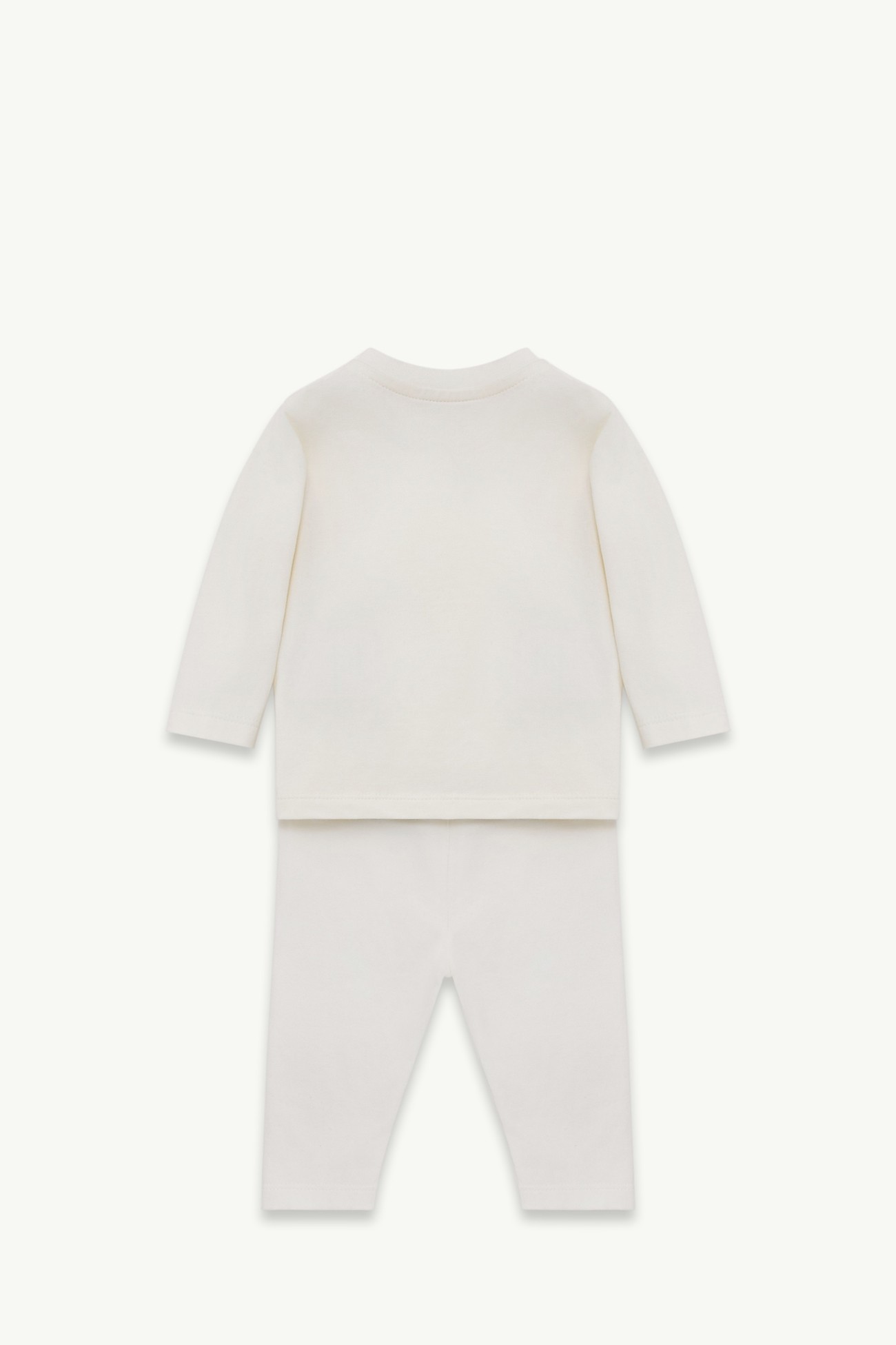Conjunto de jersey de algodón elástico De Género Neutro Blanco Marfil Moncler 3