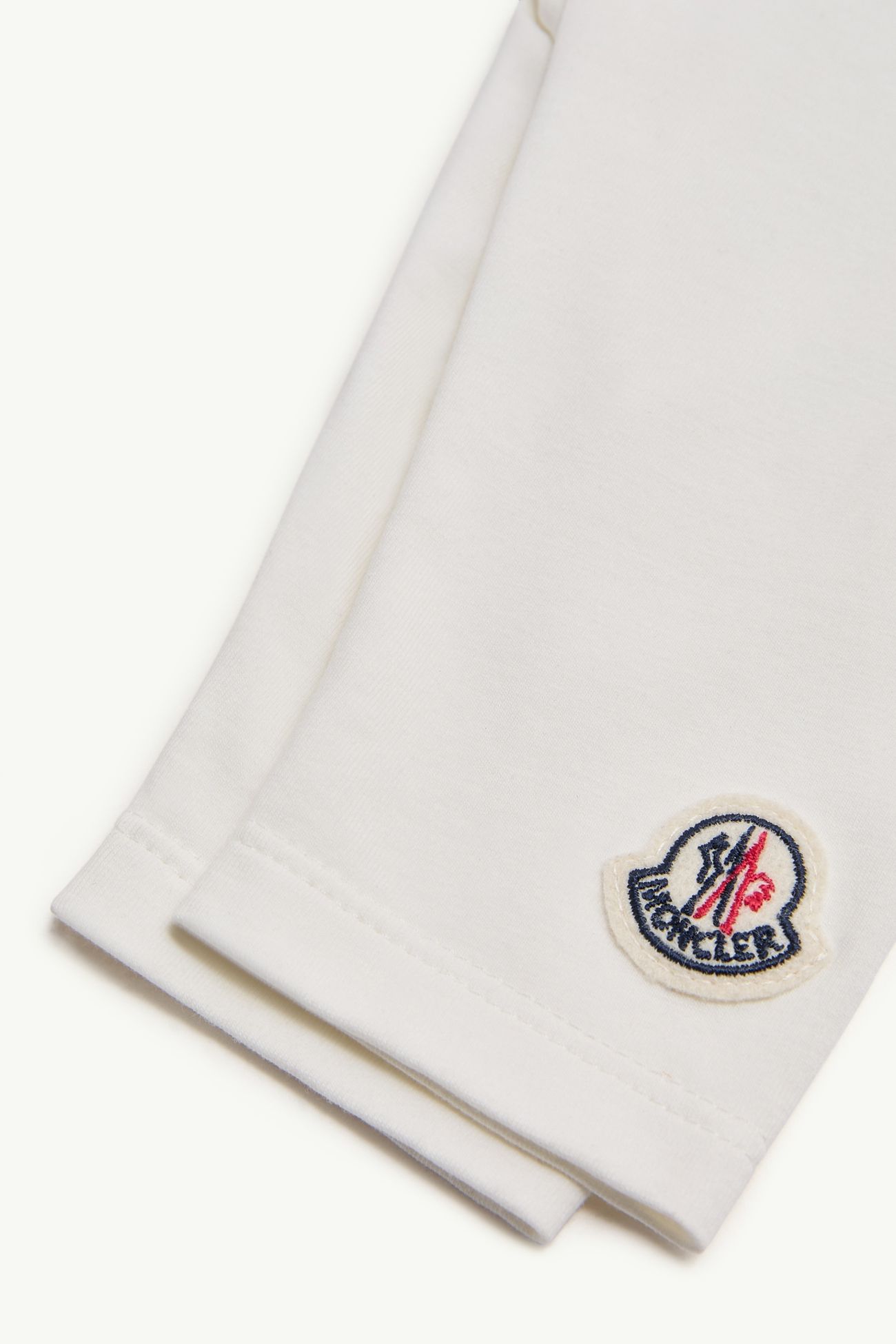 Stretch Cotton Jersey Set Gender Neutral White Ivory Moncler 4