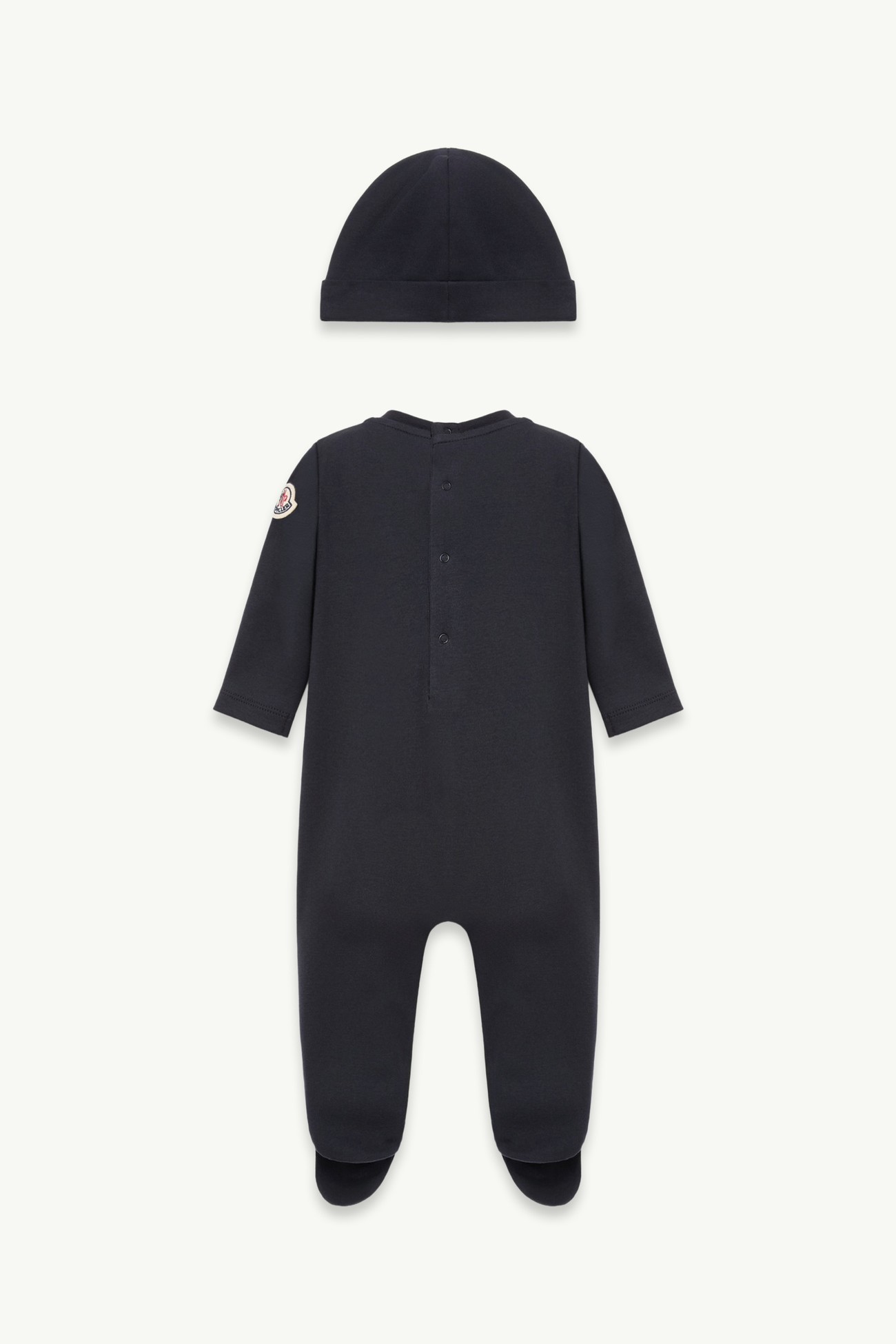 Baumwollset mit Logo mit Geschenkbox Genderneutral Dunkelblau Moncler 3