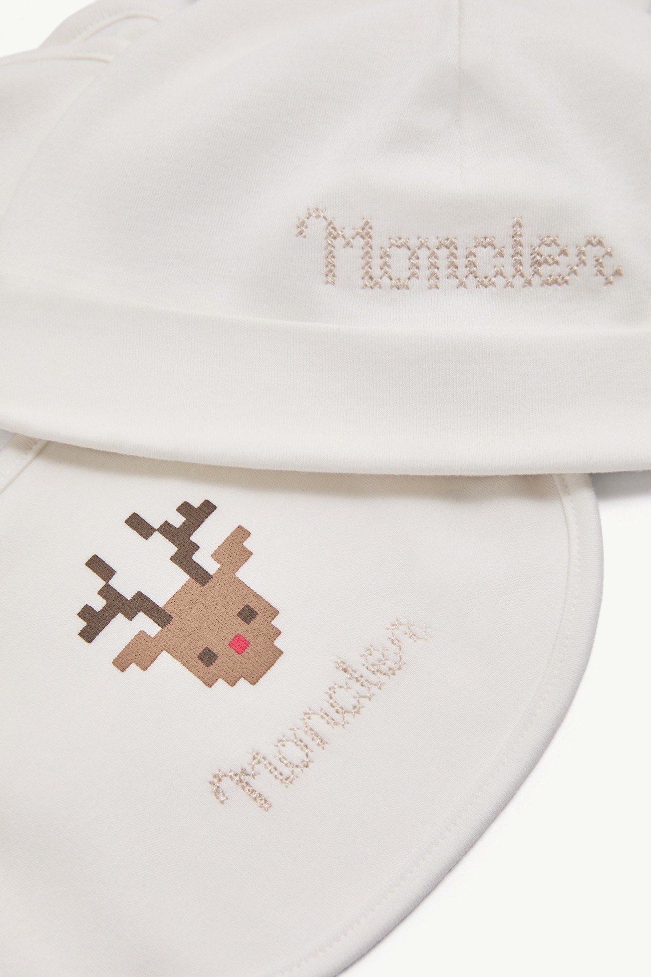标识棉质套装礼盒 中性 白色 Moncler 4
