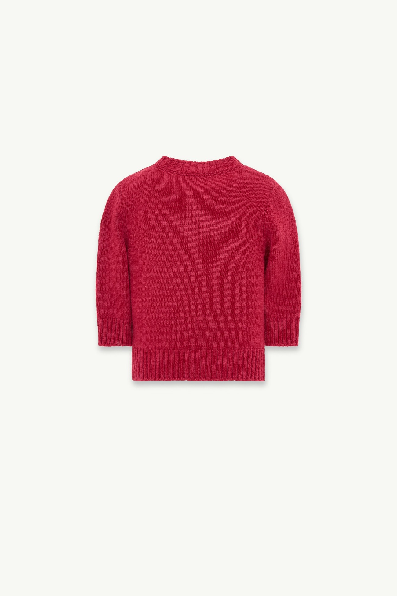 企鵝羊毛羊絨混紡毛衣 男童 酒紅色 Moncler 2