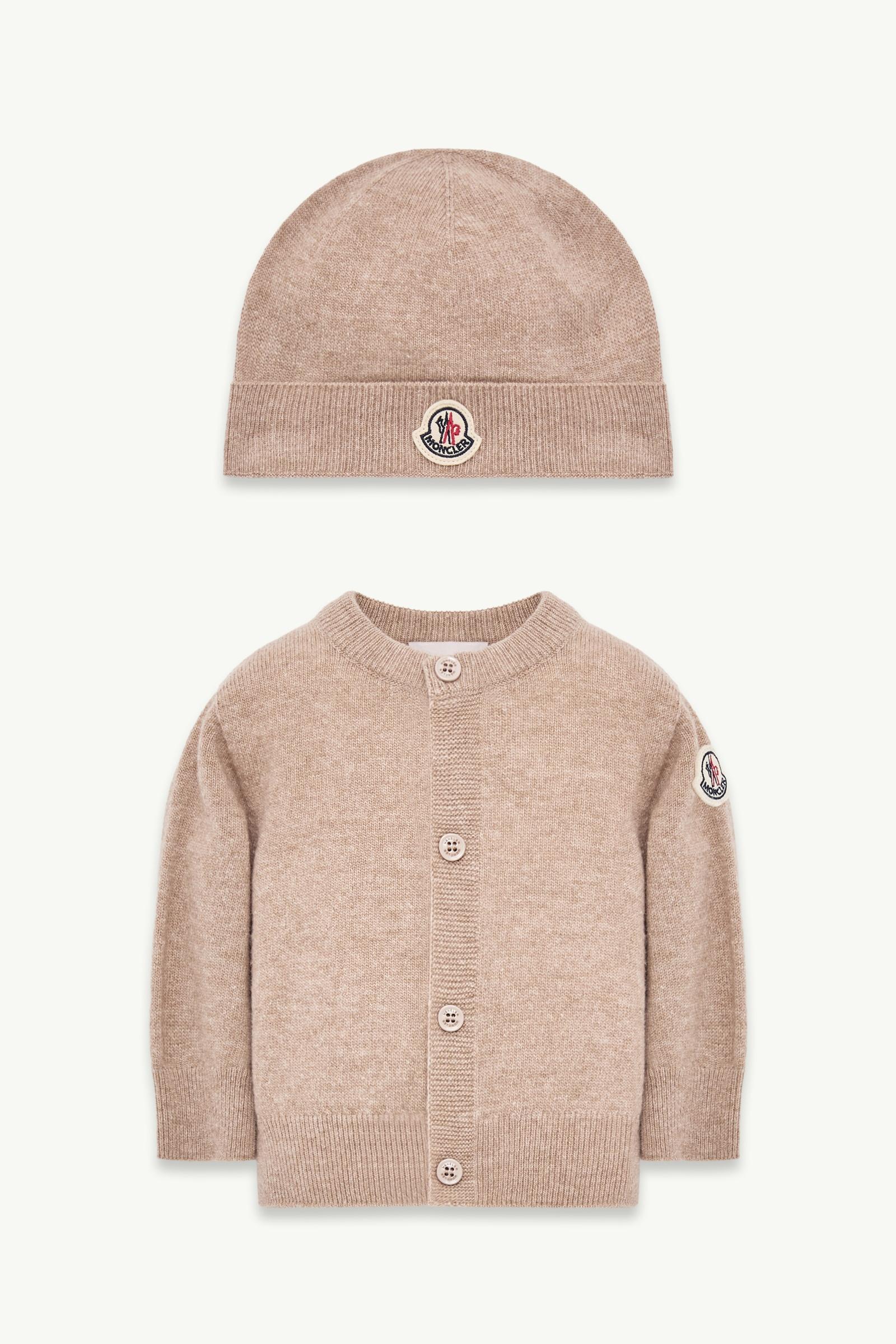 Ensemble en laine à logo brodé Mixte Beige Moncler, 1 of 0