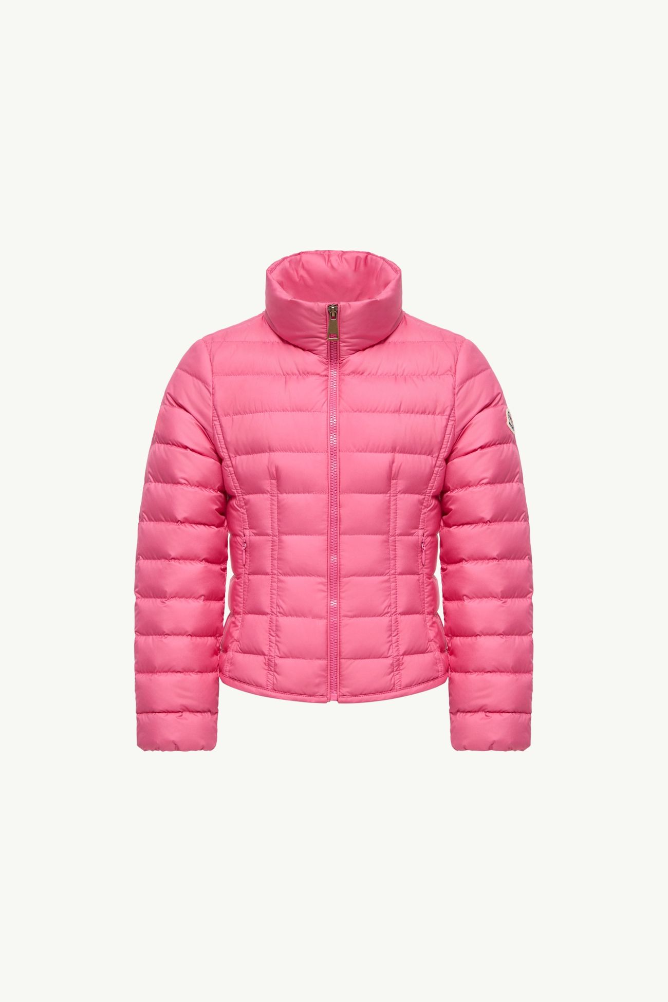 Piumino Kaia Bambina Rosa Brillante Moncler 0
