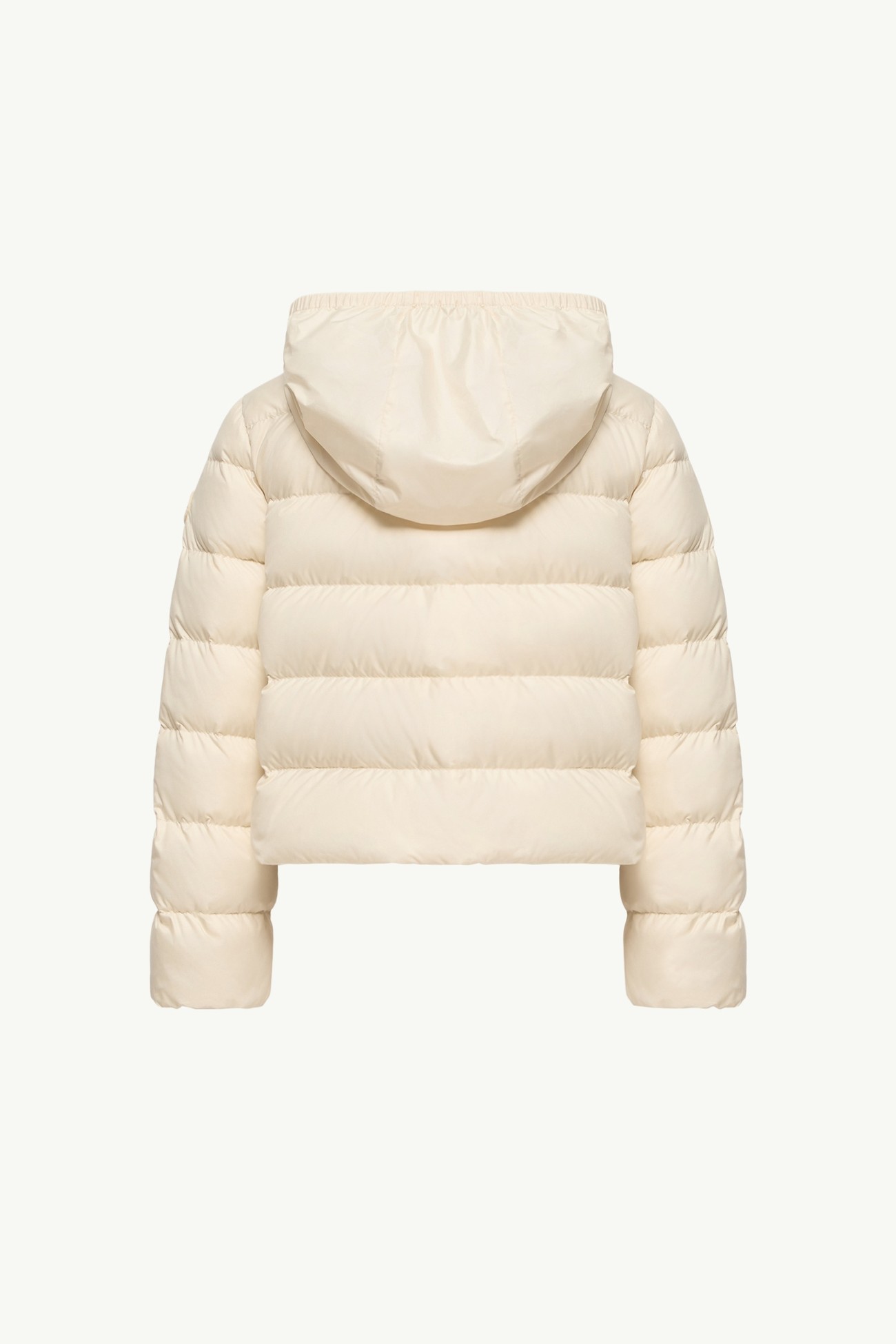 Amara Hooded Down Jacket Girl White Ivory Moncler 3