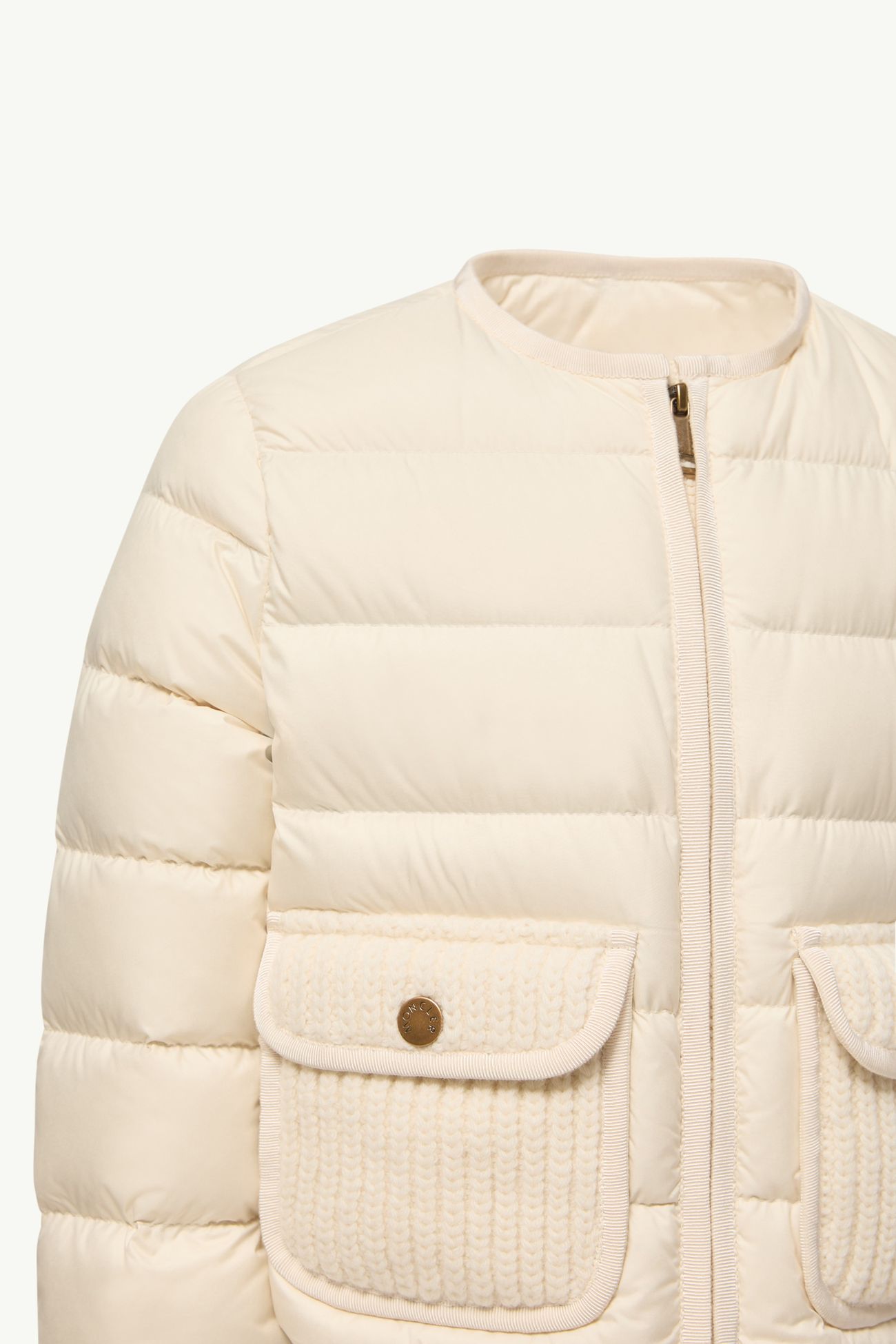 Amara女童连帽羽绒夹克外套 女童 象牙白 Moncler 4