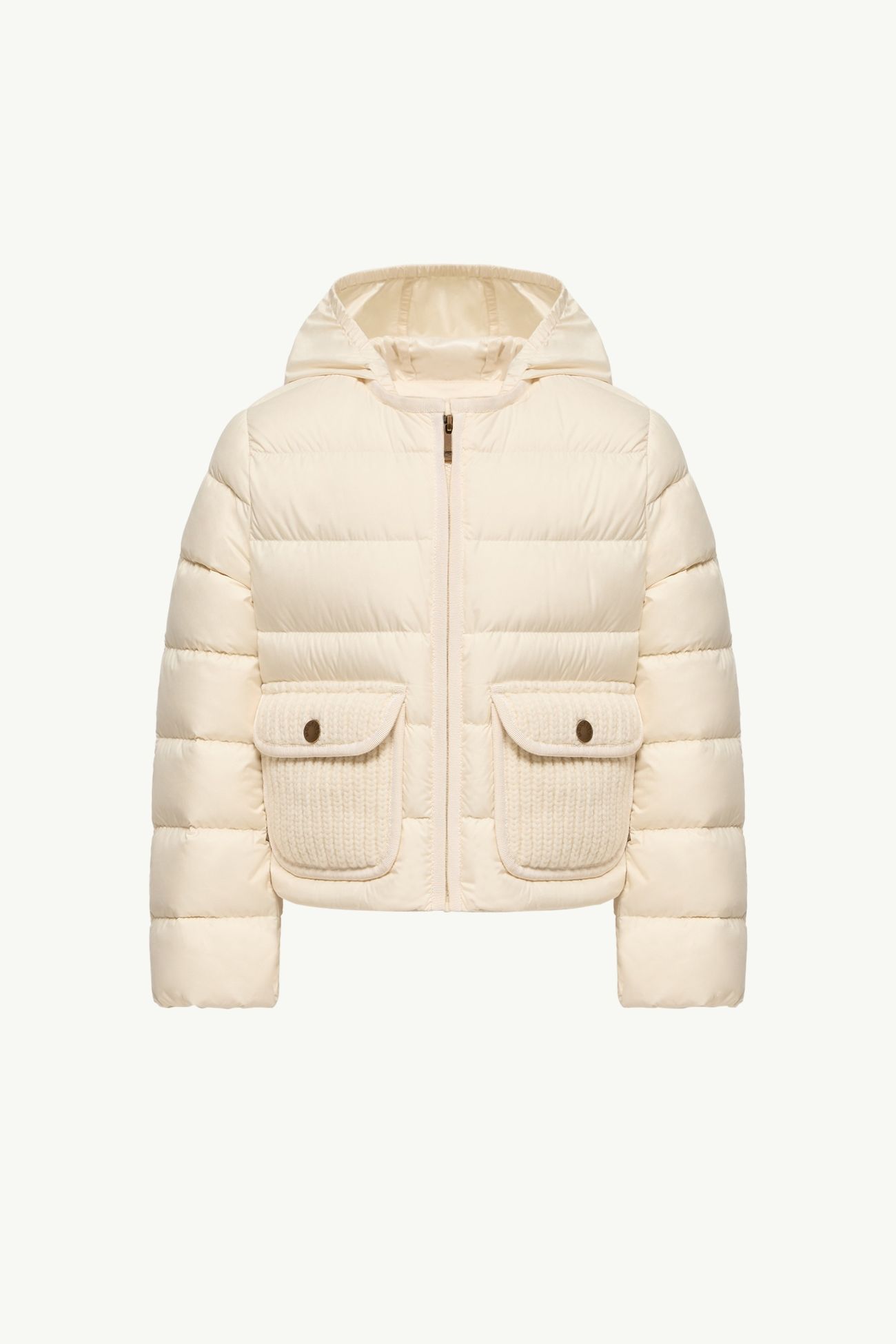 Amara女童连帽羽绒夹克外套 女童 象牙白 Moncler 0