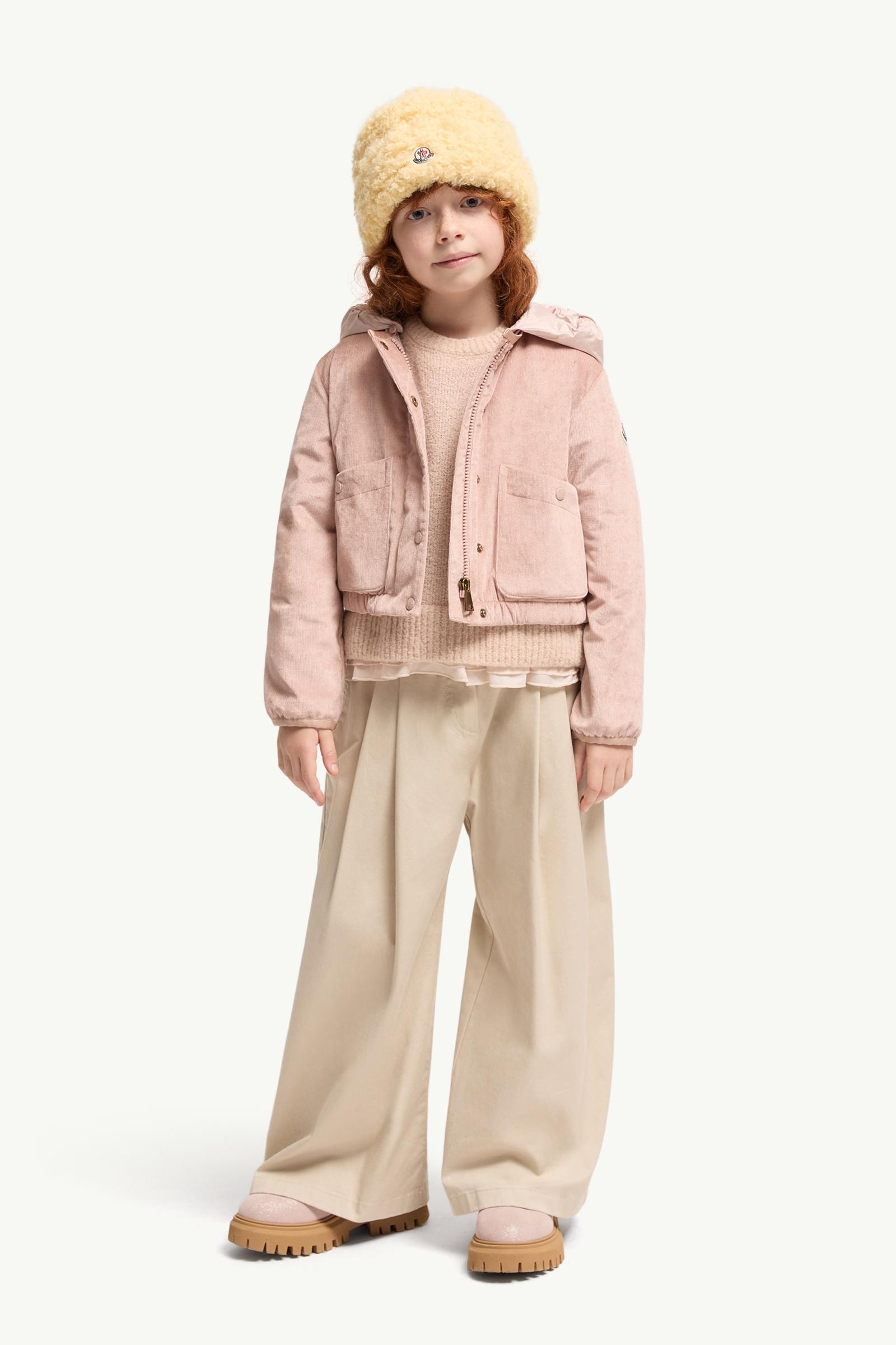Pink Quinley Corduroy Down Jacket - Down Jackets & Vests for