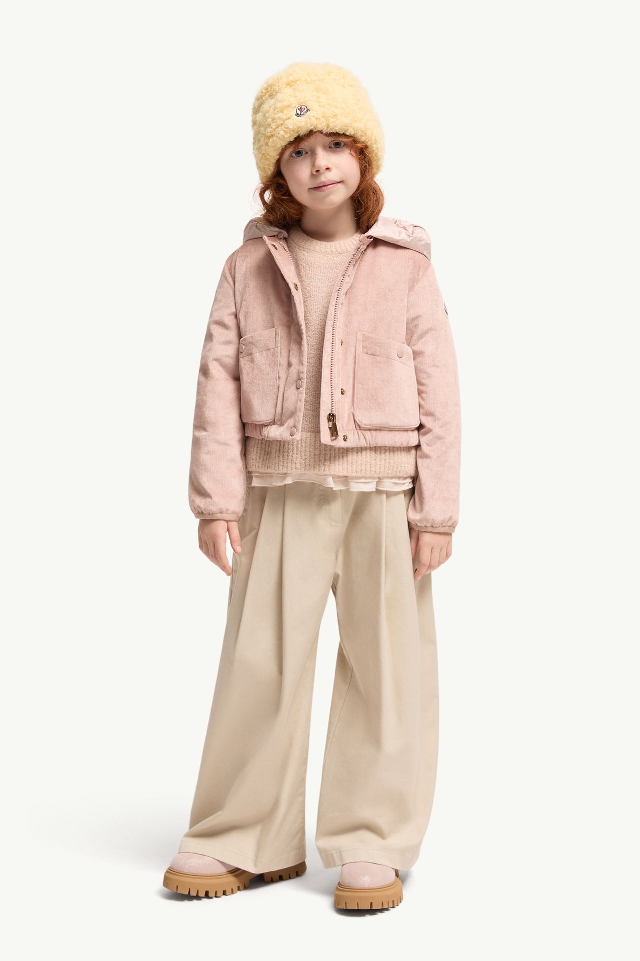 Quinley ダウンジャケット ガールズ ピンク Moncler 1