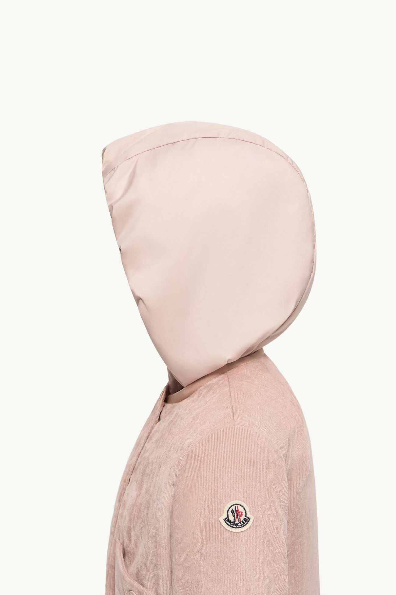 Quinley Corduroy Down Jacket Girl Pink Moncler 2