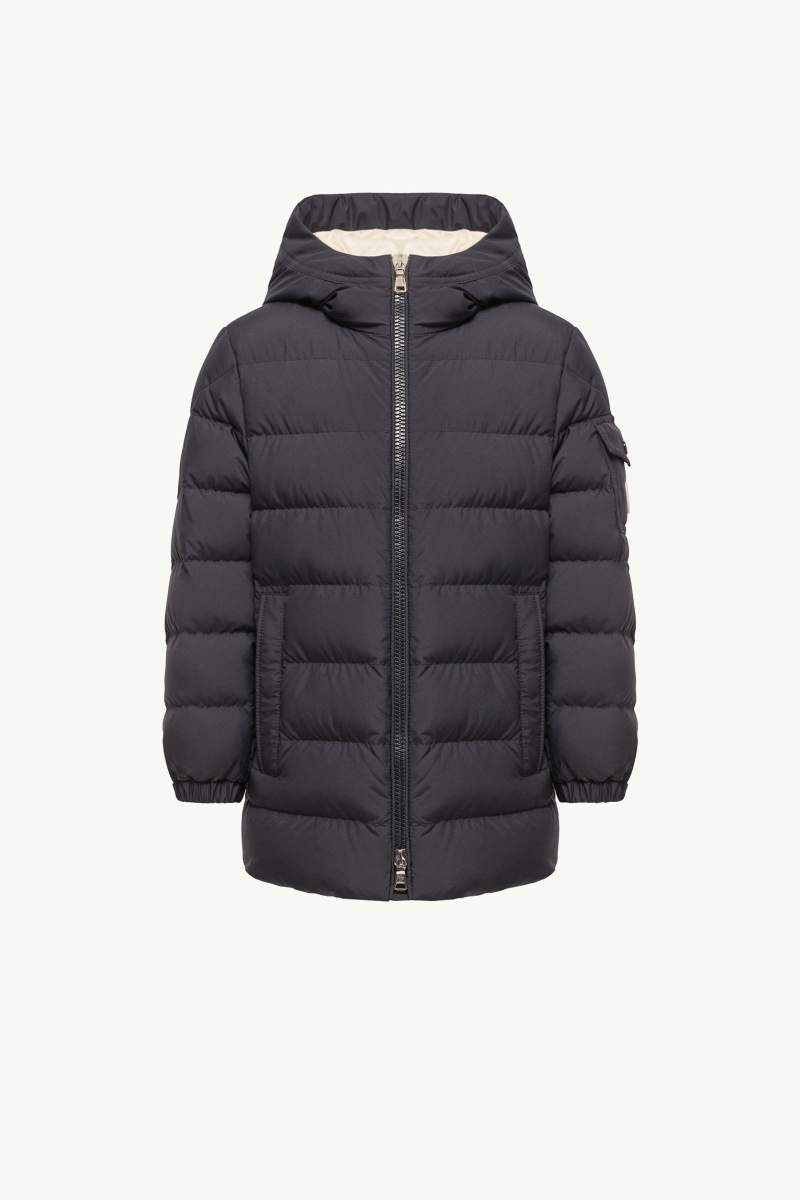 Brannock Hooded Short Parka Boy Navy Blue Moncler, 1 of 0