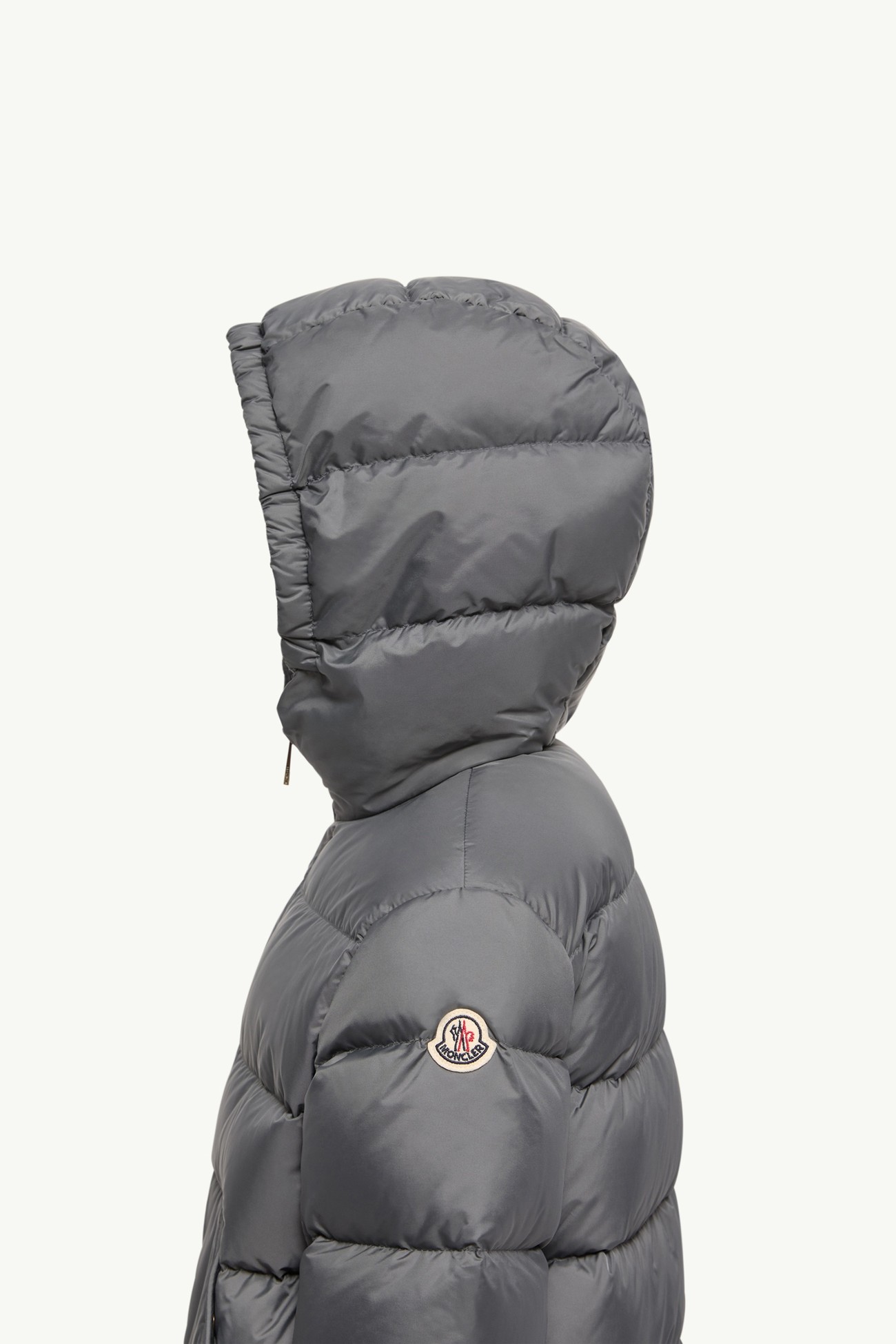 Xhante Water-Repellent Short Down Jacket Girl Dark Gray Moncler 2