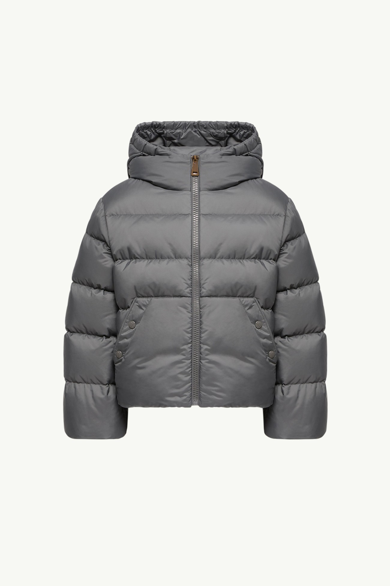 Doudoune courte déperlante Xhante Fille Gris foncé Moncler 0
