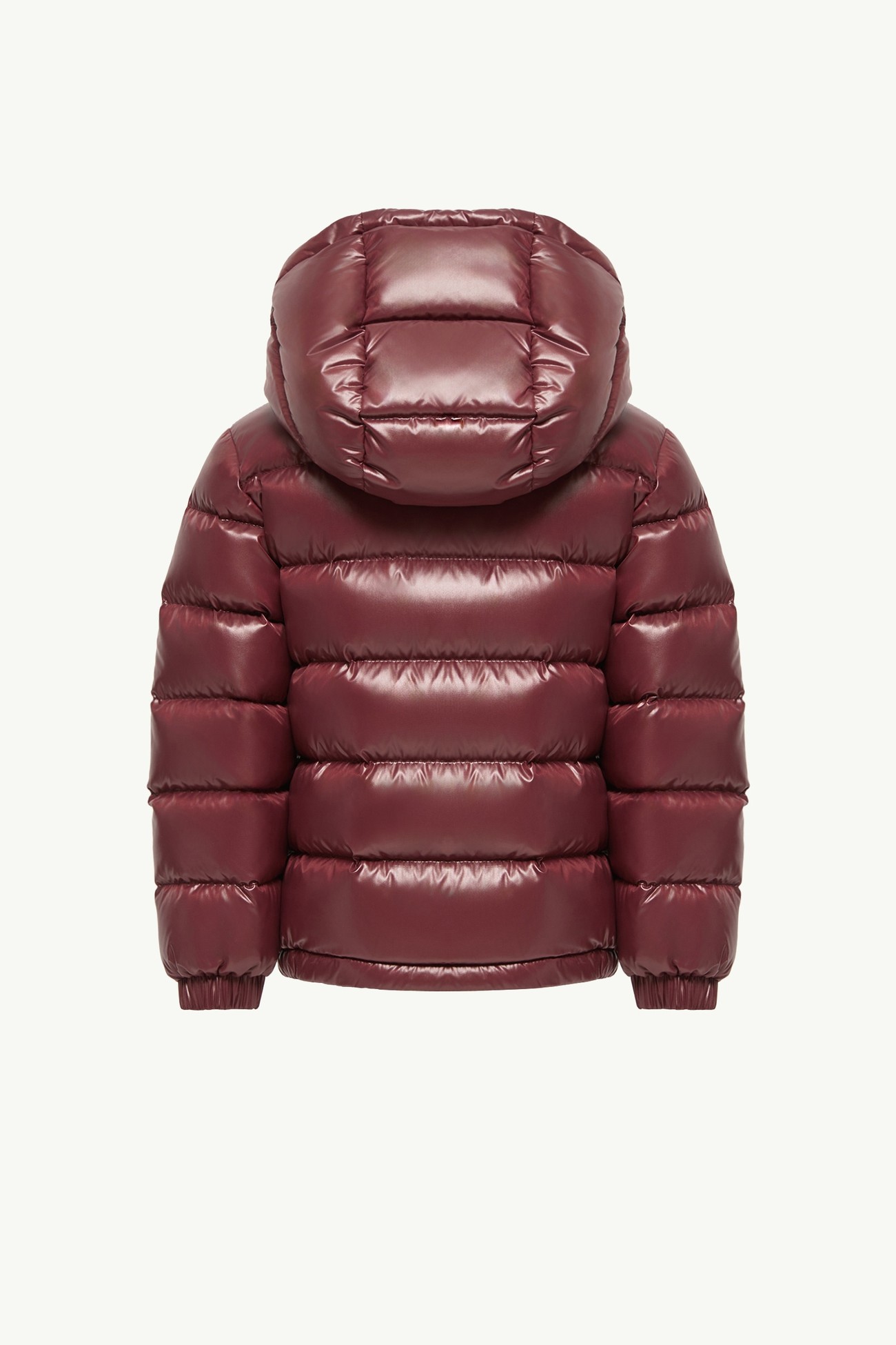 New Aubert連帽羽絨外套 男童 酒紅色 Moncler 3
