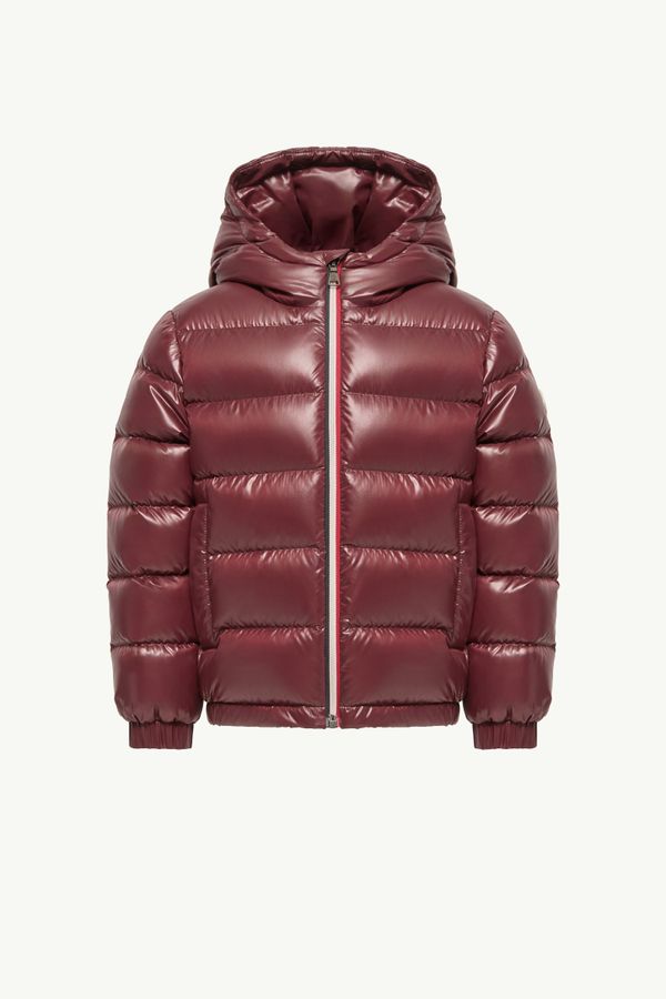 New Aubert儿童连帽羽绒夹克外套 男童 波尔多红 Moncler 0