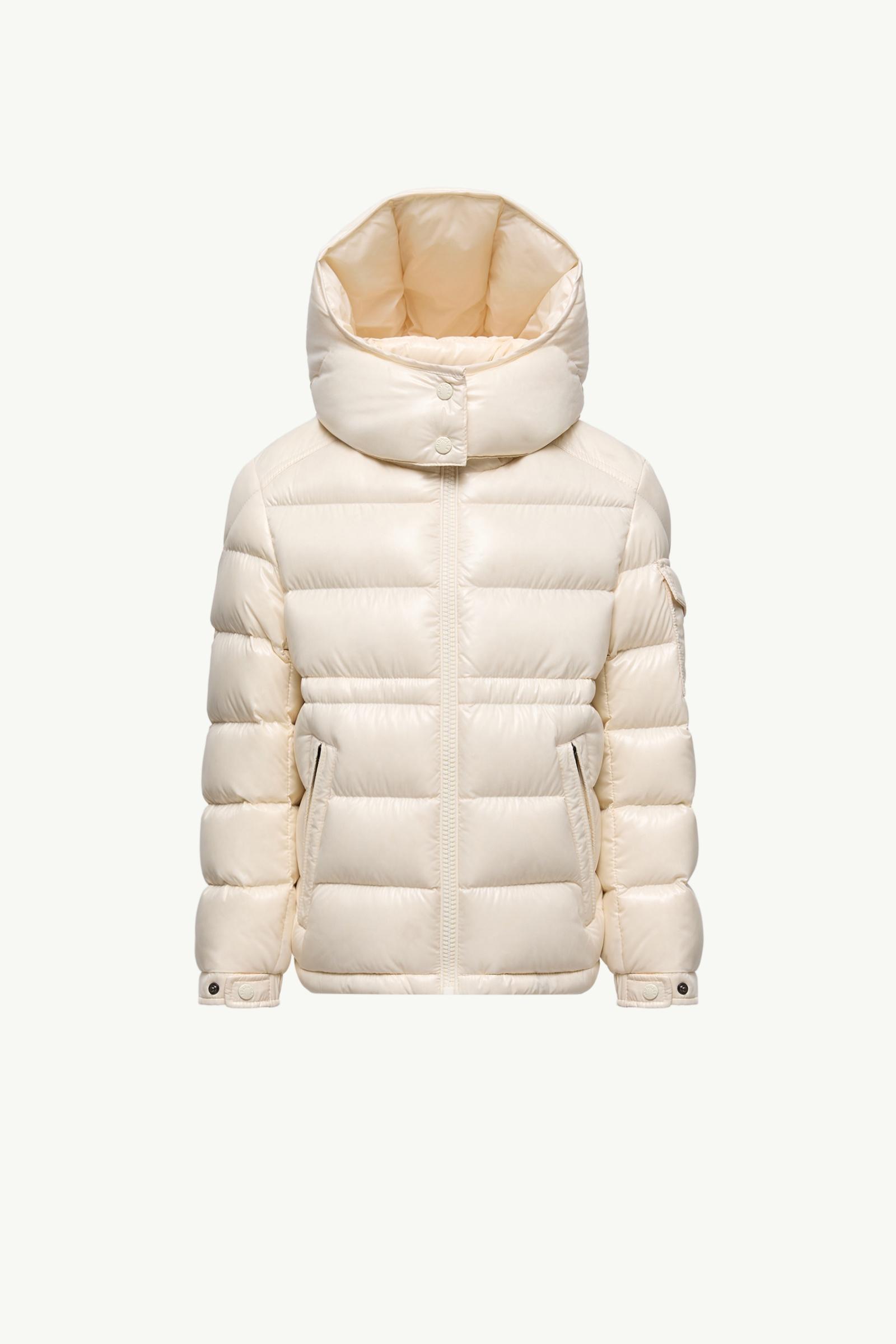 Maire Hooded Down Jacket Girl White Moncler, 1 of 0