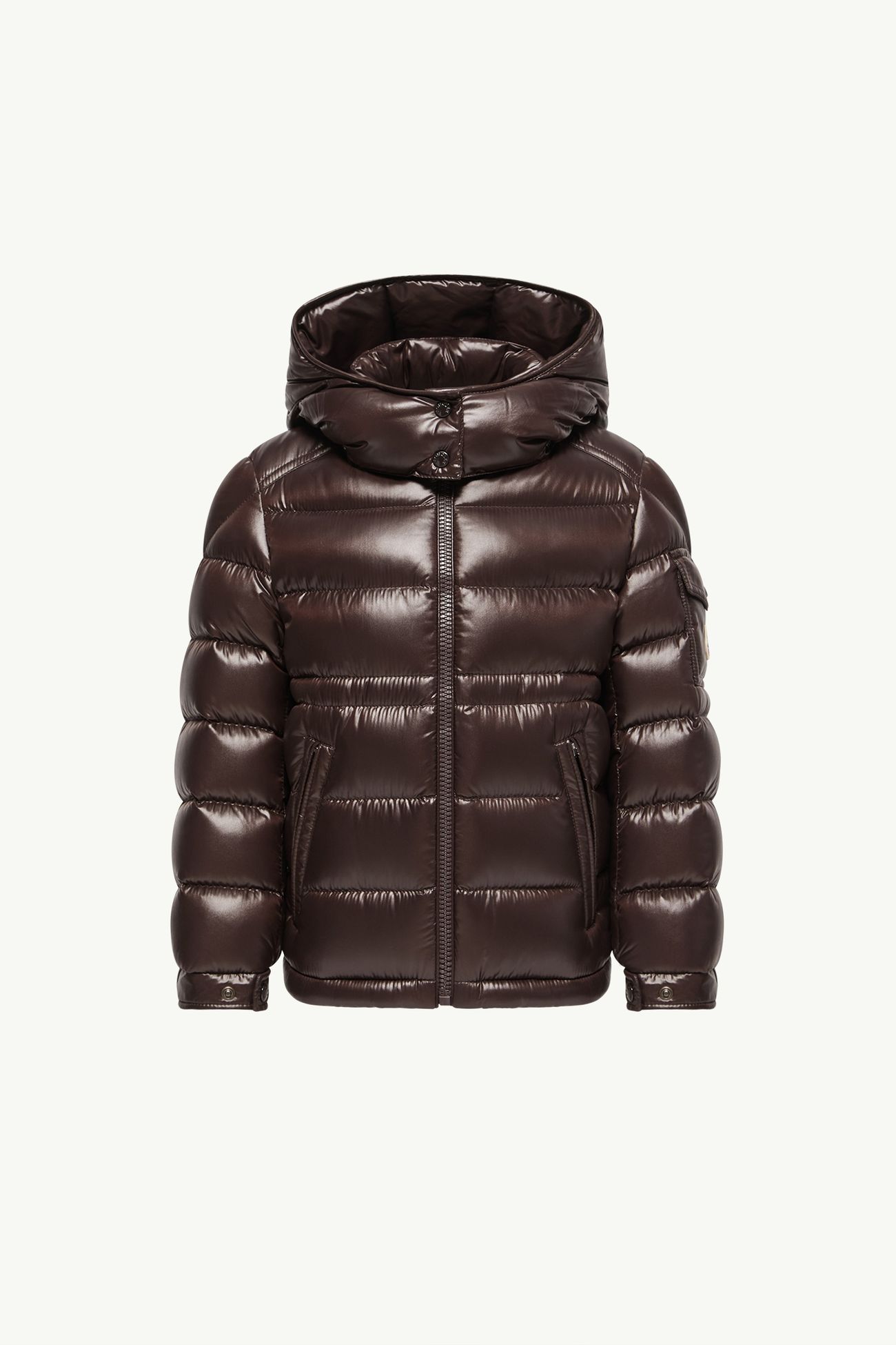 Piumino Maire con cappuccio Bambina Marrone Moncler 0