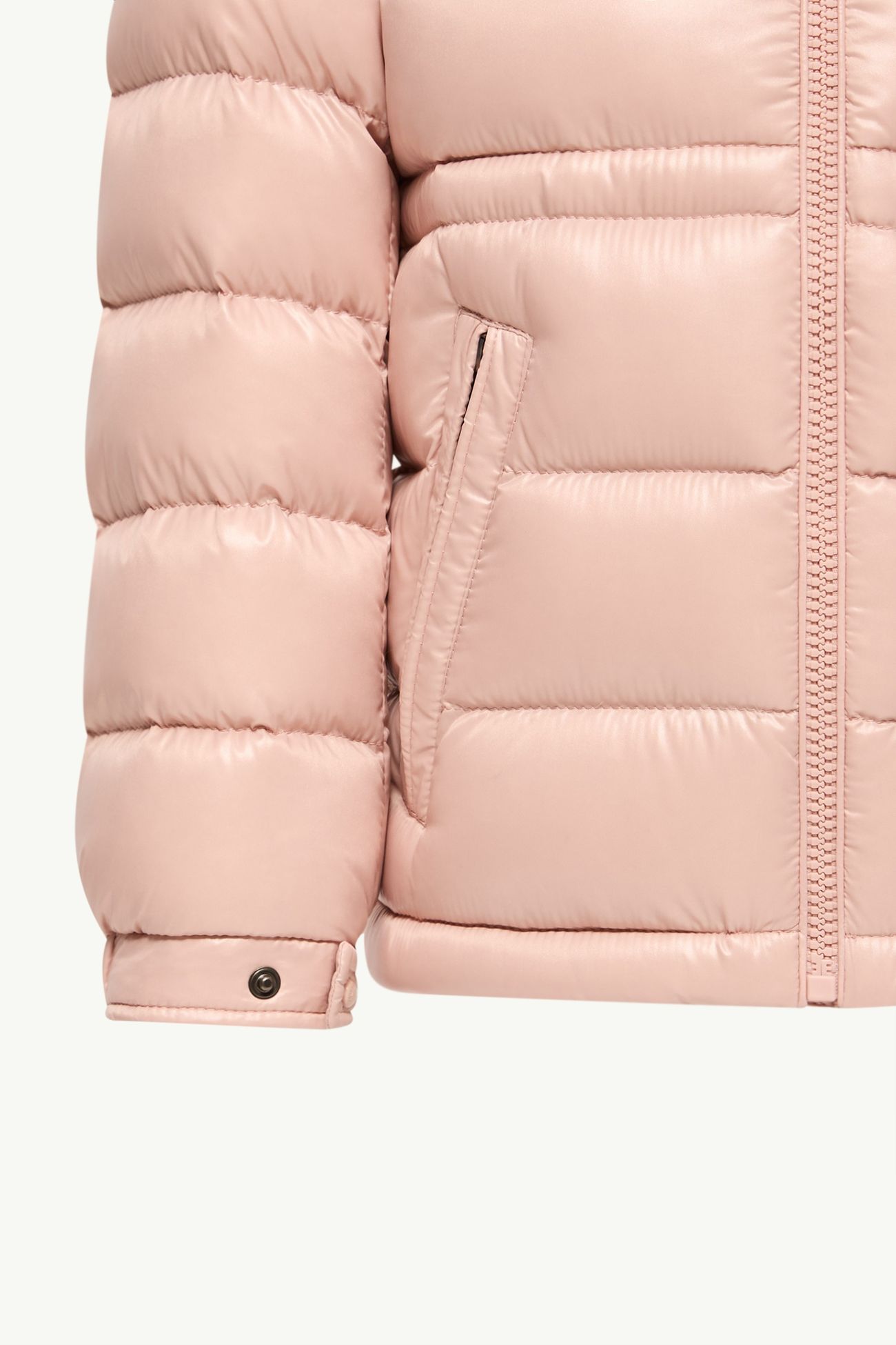Doudoune courte à capuche Maire Fille Rose Moncler 3