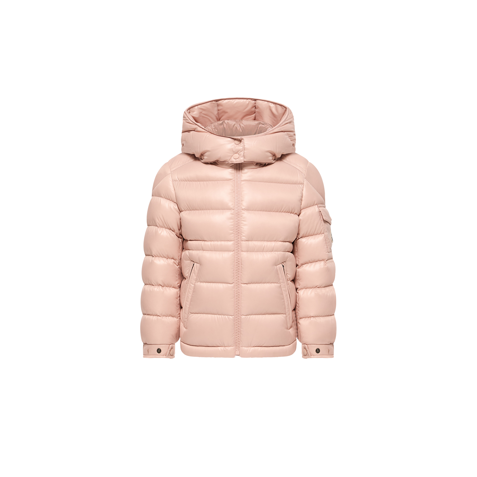 Moncler  Maire Hooded Down Jacket for Girls in Pink, Size: 8Y