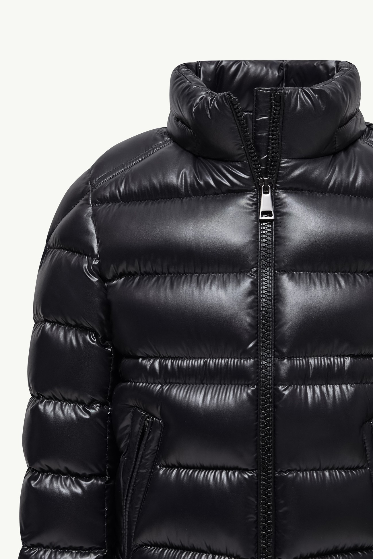 Maire Hooded Down Jacket Girl Black Moncler 3