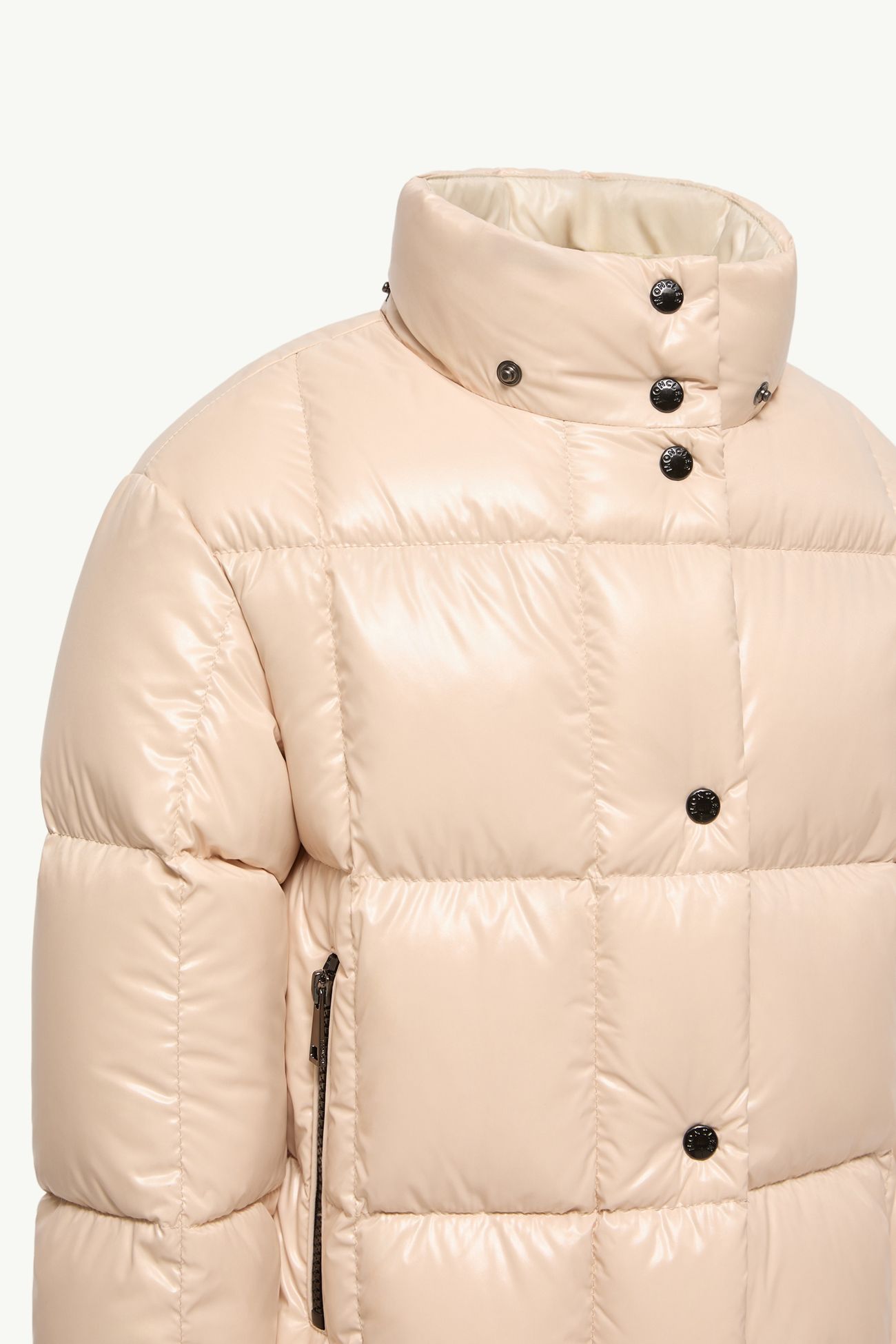Parana Hooded Down Jacket Girl Light Beige Moncler 4