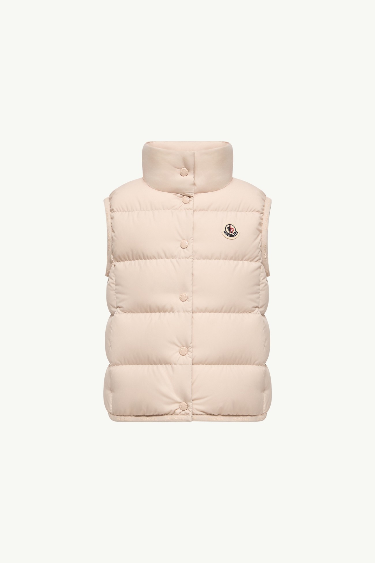 Badia Down Gilet Girl Light Beige Moncler 0