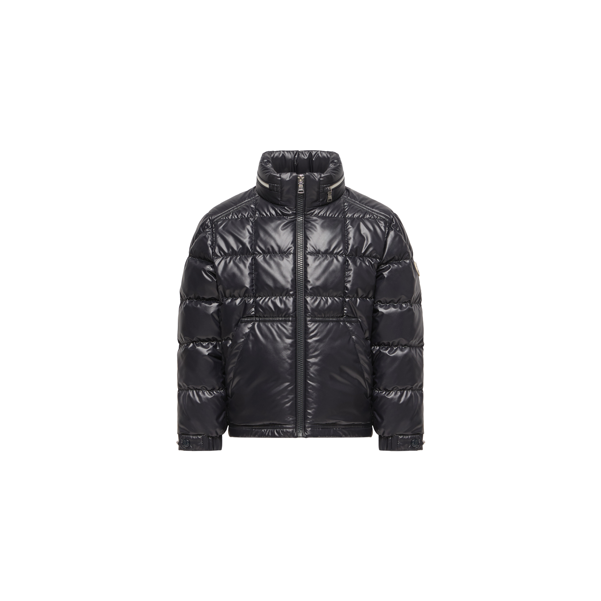 Moncler  Rocco Square-Quilted Down Jacket for Boys in Blue, Size: 8Y