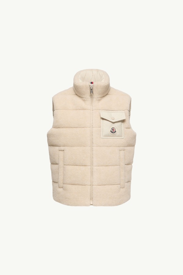 Merek男童泰迪绒风格羽绒马甲 男童 浅米色 Moncler 0