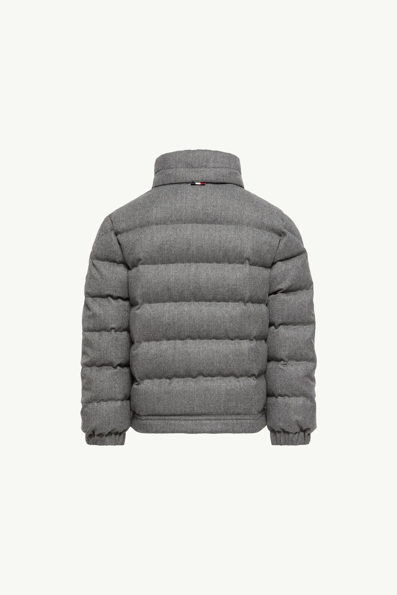 Quade Wool Short Down Jacket Boy Dark Grey Moncler 3