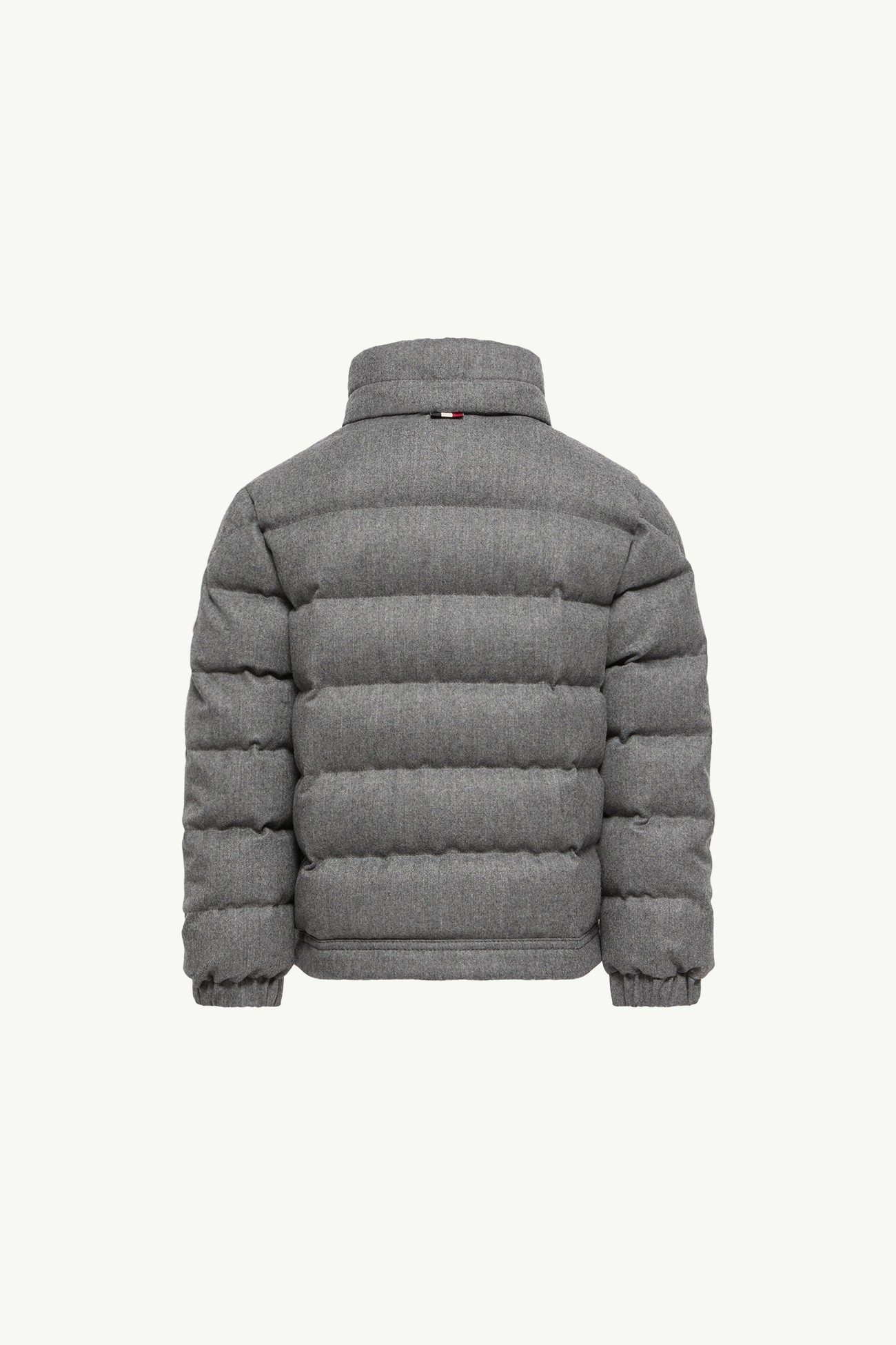 Quade Wool Short Down Jacket Boy Dark Grey Moncler 3