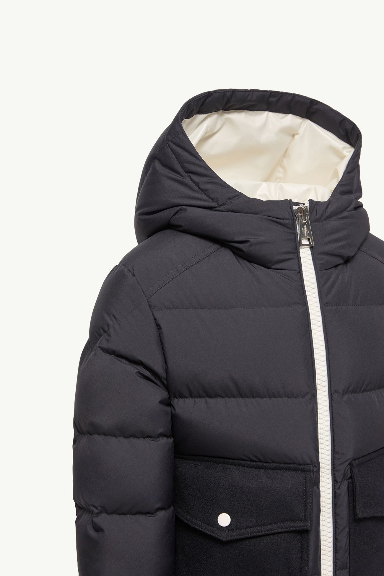 Ignatius連帽羽絨外套 男童 深藍色 Moncler 4