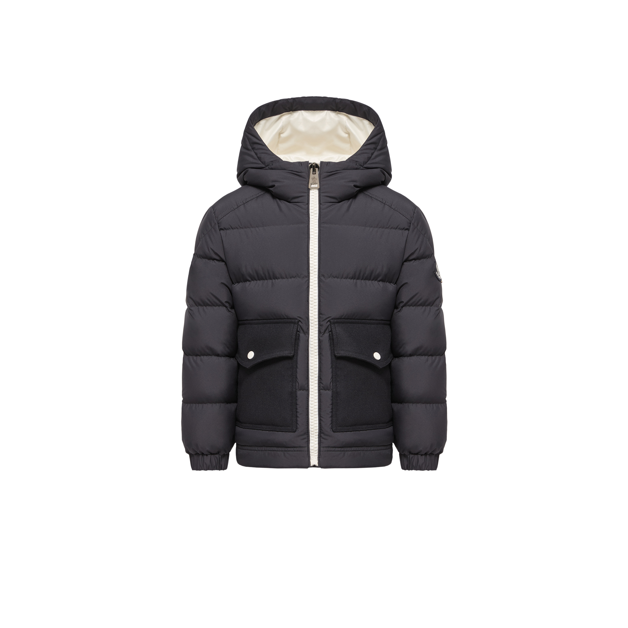 Moncler  Ignatius Hooded Down Jacket for Boys in Blue, Size: 4Y