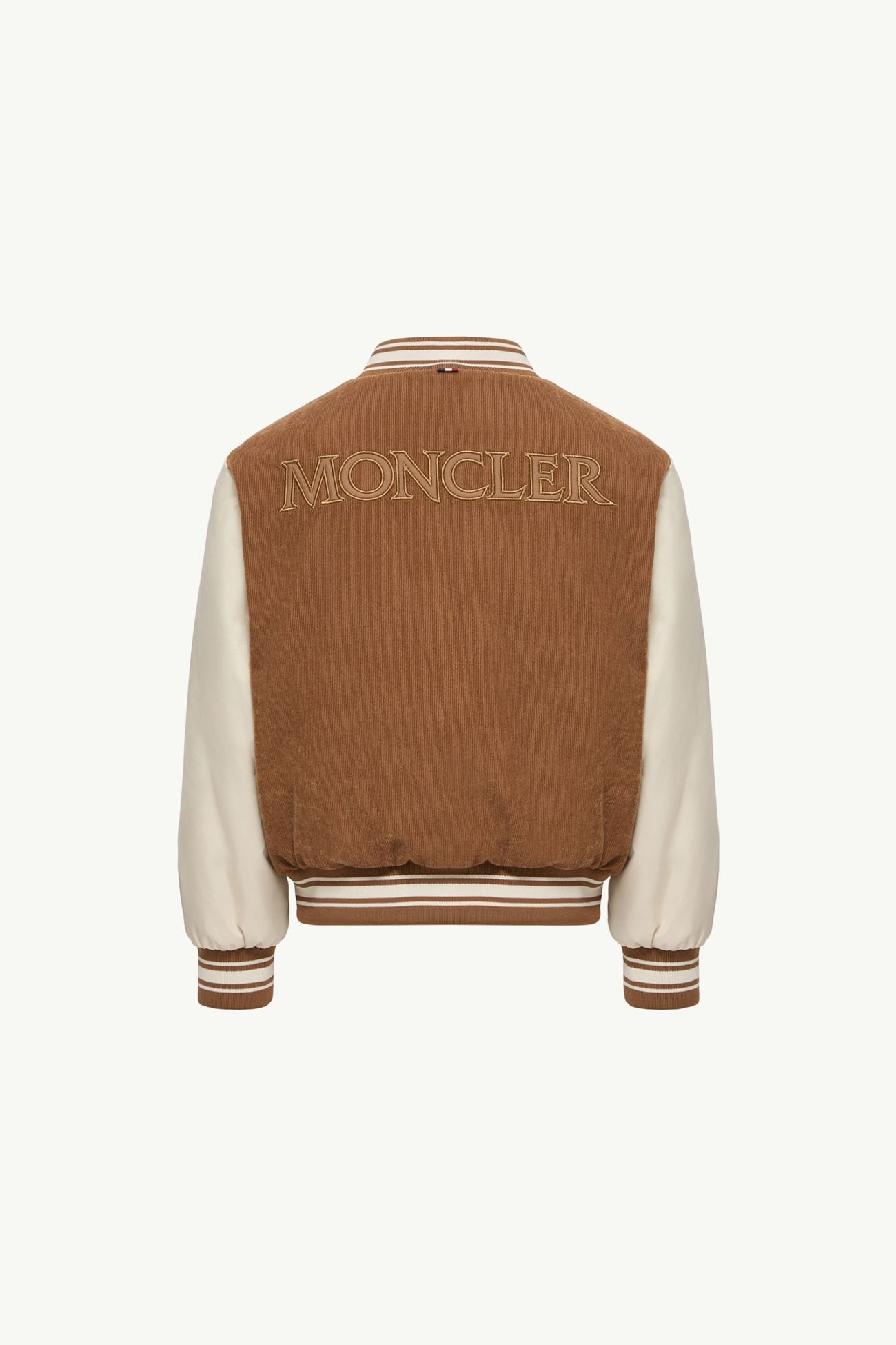 Gumond Corduroy Bomber Jacket Boy Beige & White Moncler 3