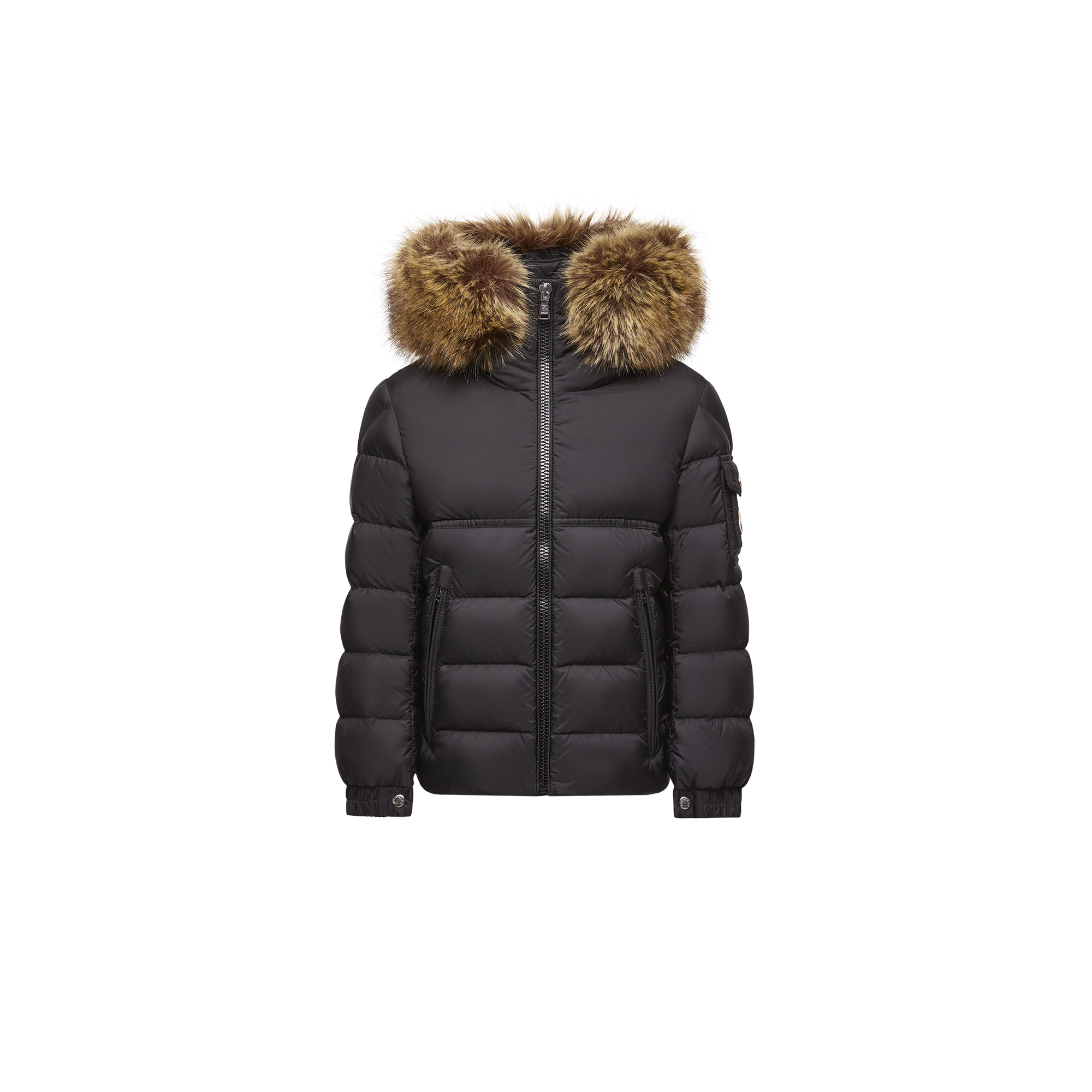 Moncler , Winter Jackets, Unisex, Black, 4 Y | 104 Cm, New Byronf Jacket - Image 4