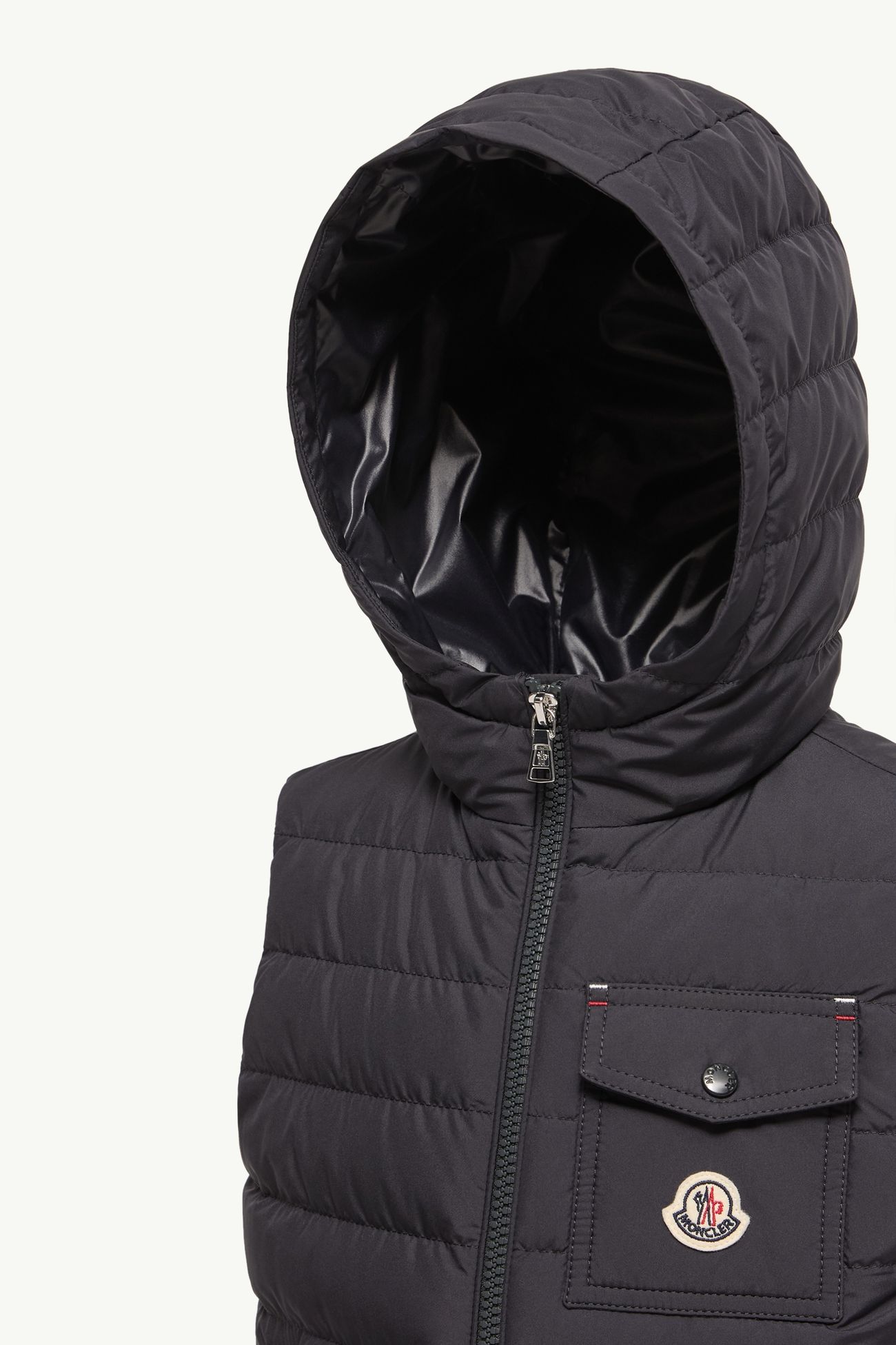 Wystan Down Vest Boy Navy Blue Moncler 2