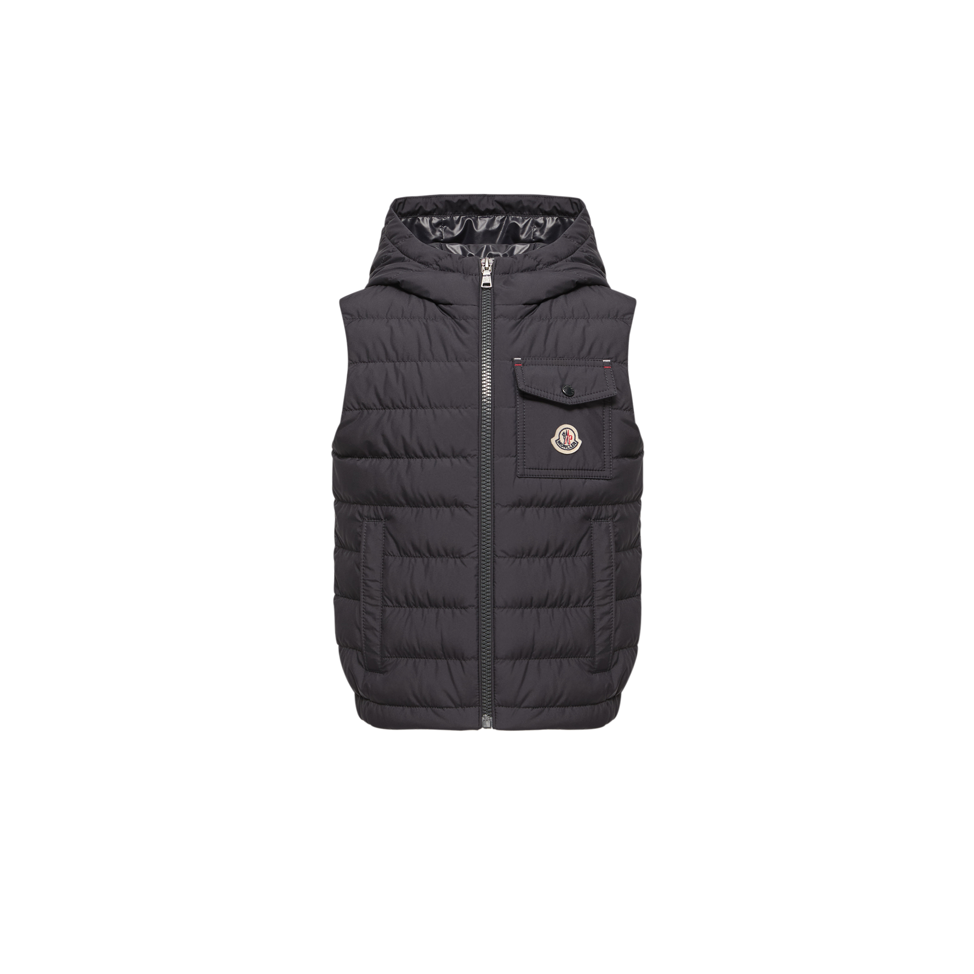 Moncler  Wystan Down Gilet for Boys in Blue, Size: 4Y