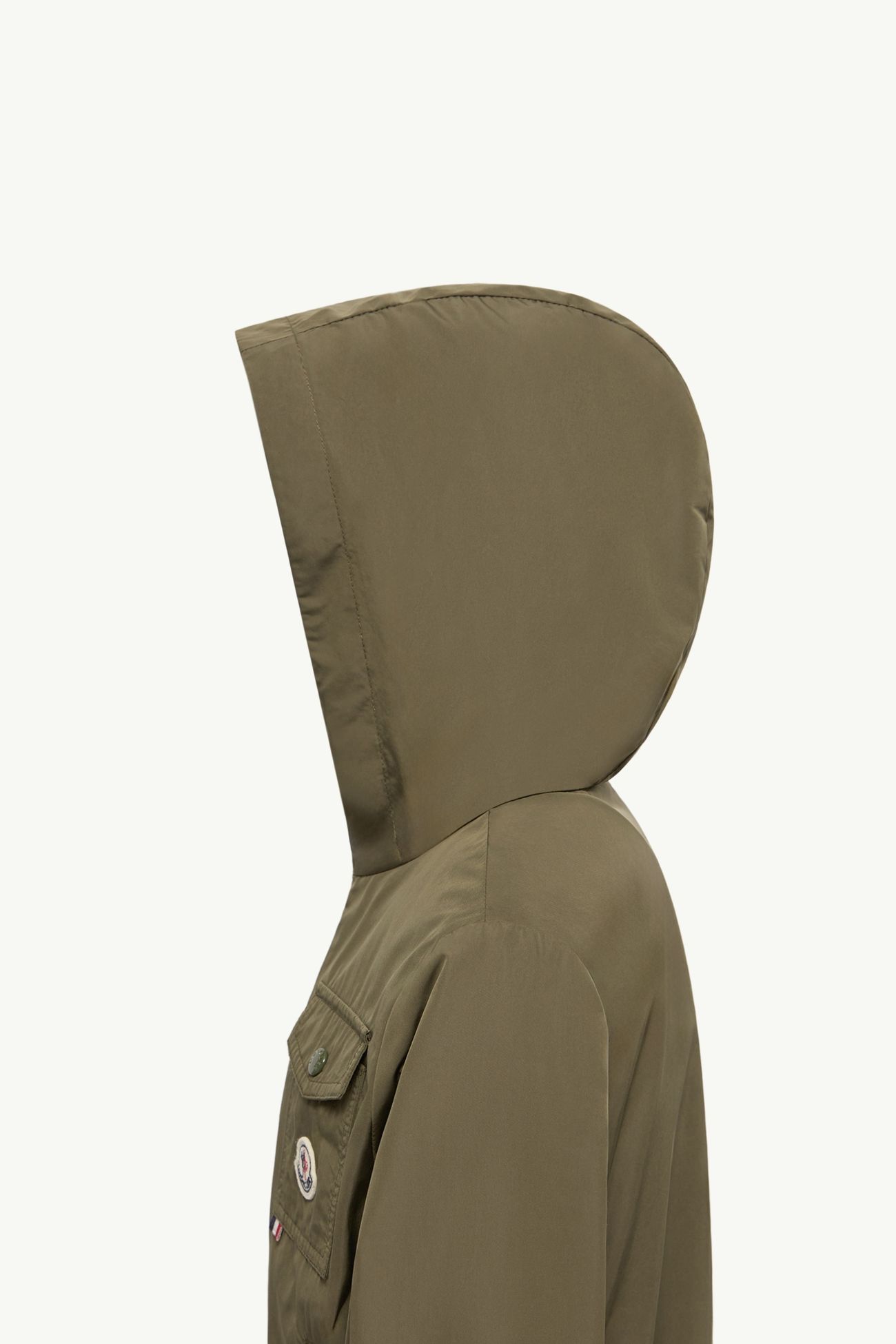Xavian Hooded Jacket Boy Olive Green Moncler 1