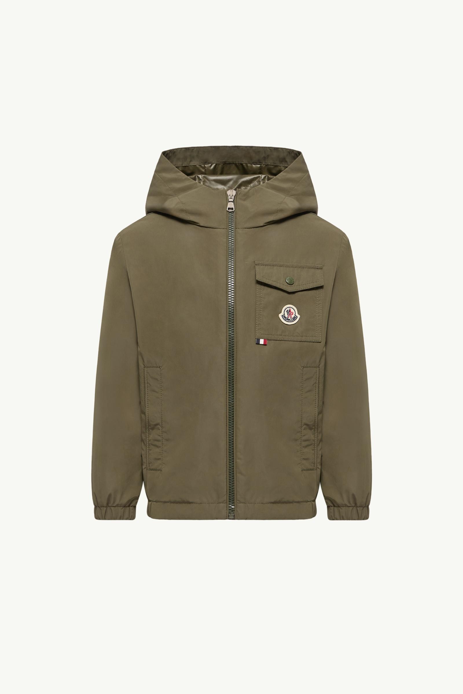 Giacca con cappuccio Xavian Bambino Verde Oliva Moncler, 1 of 0