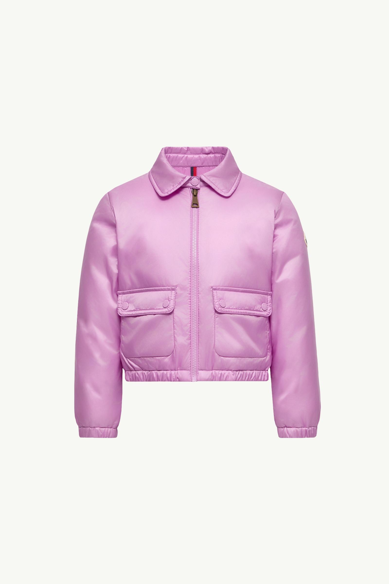 Lanset Down Shirt Jacket Girl Mauve Pink Moncler, 1 of 0