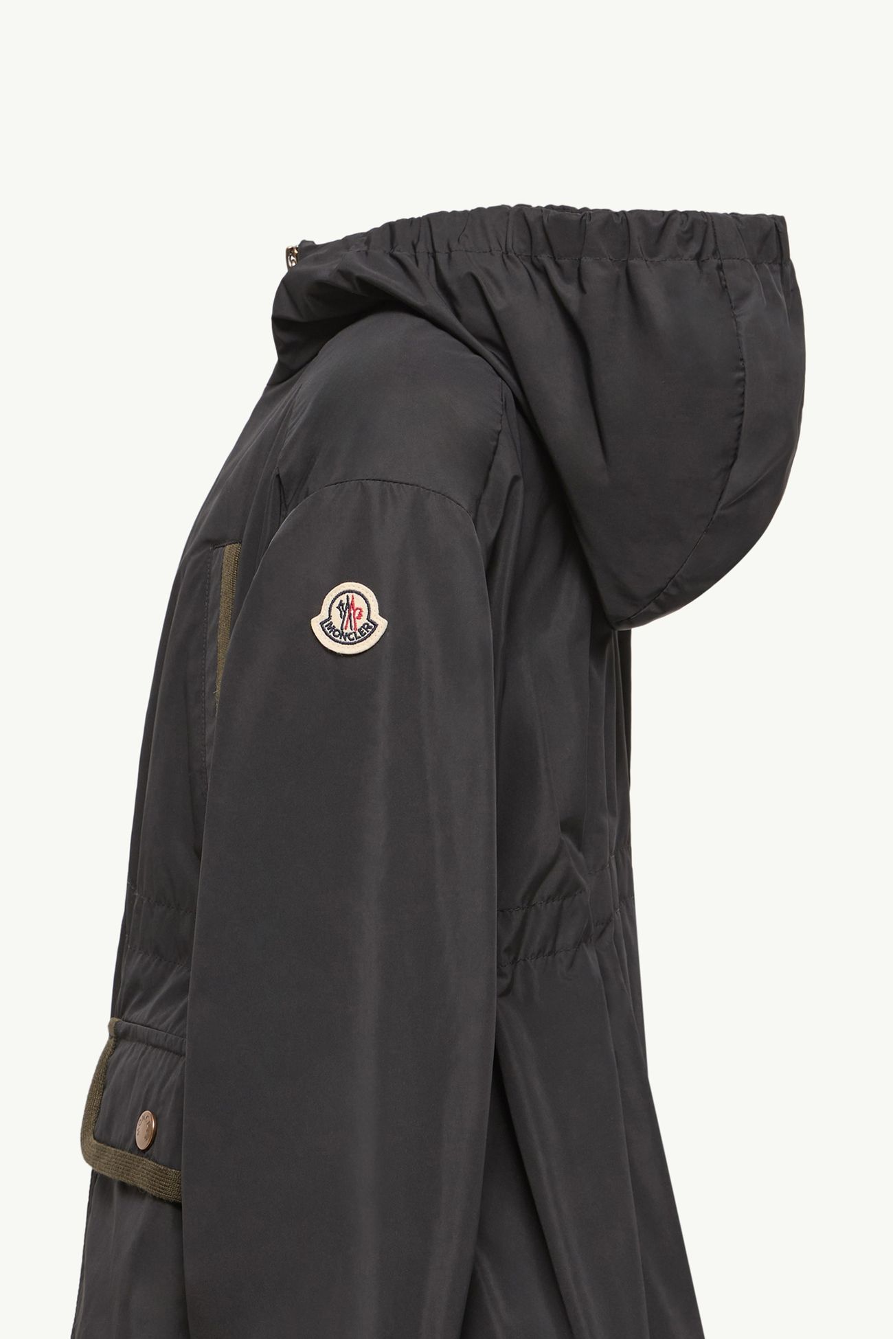 Thalia Hooded Short Parka Girl Black Moncler 2