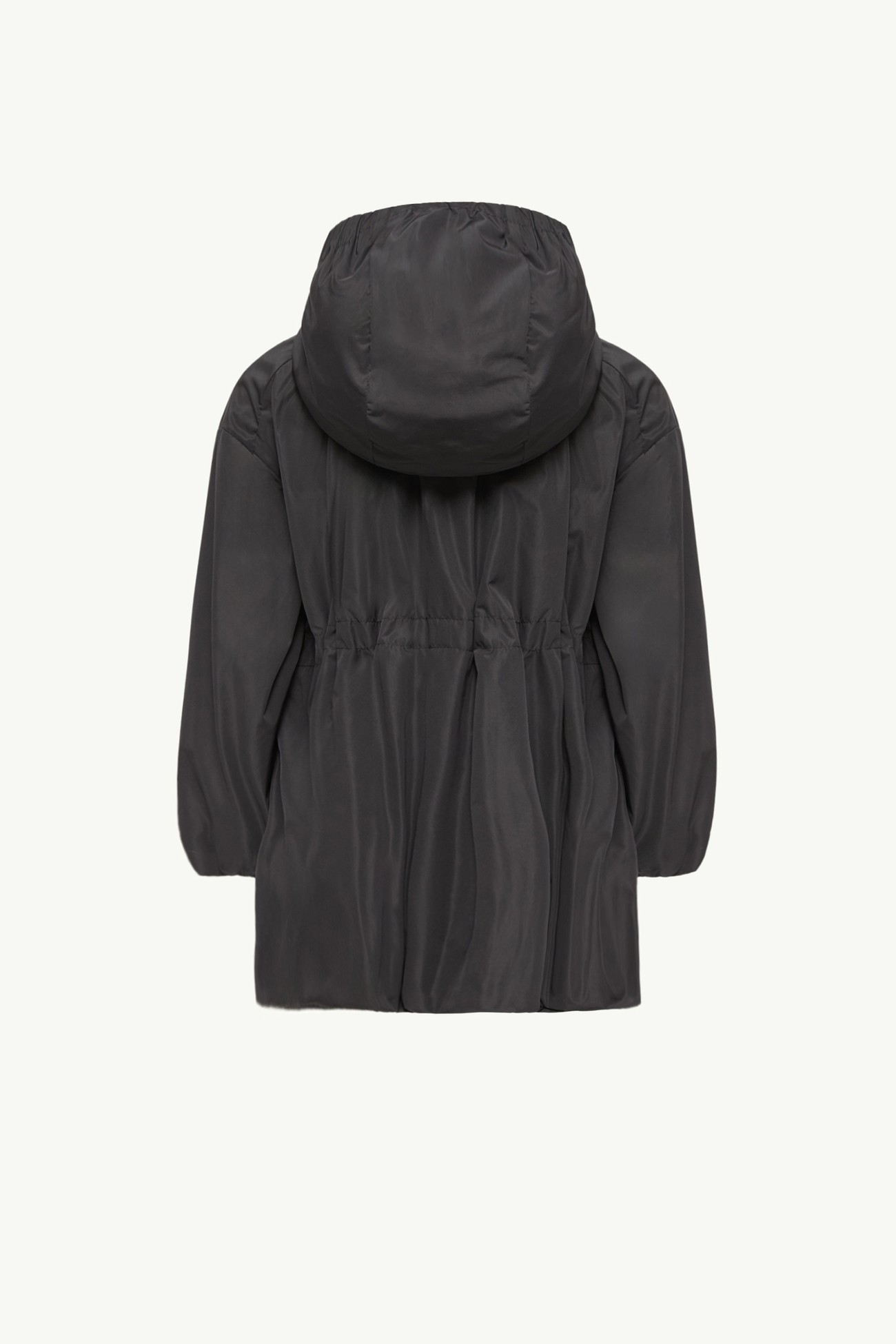 Thalia Hooded Short Parka Girl Black Moncler 3