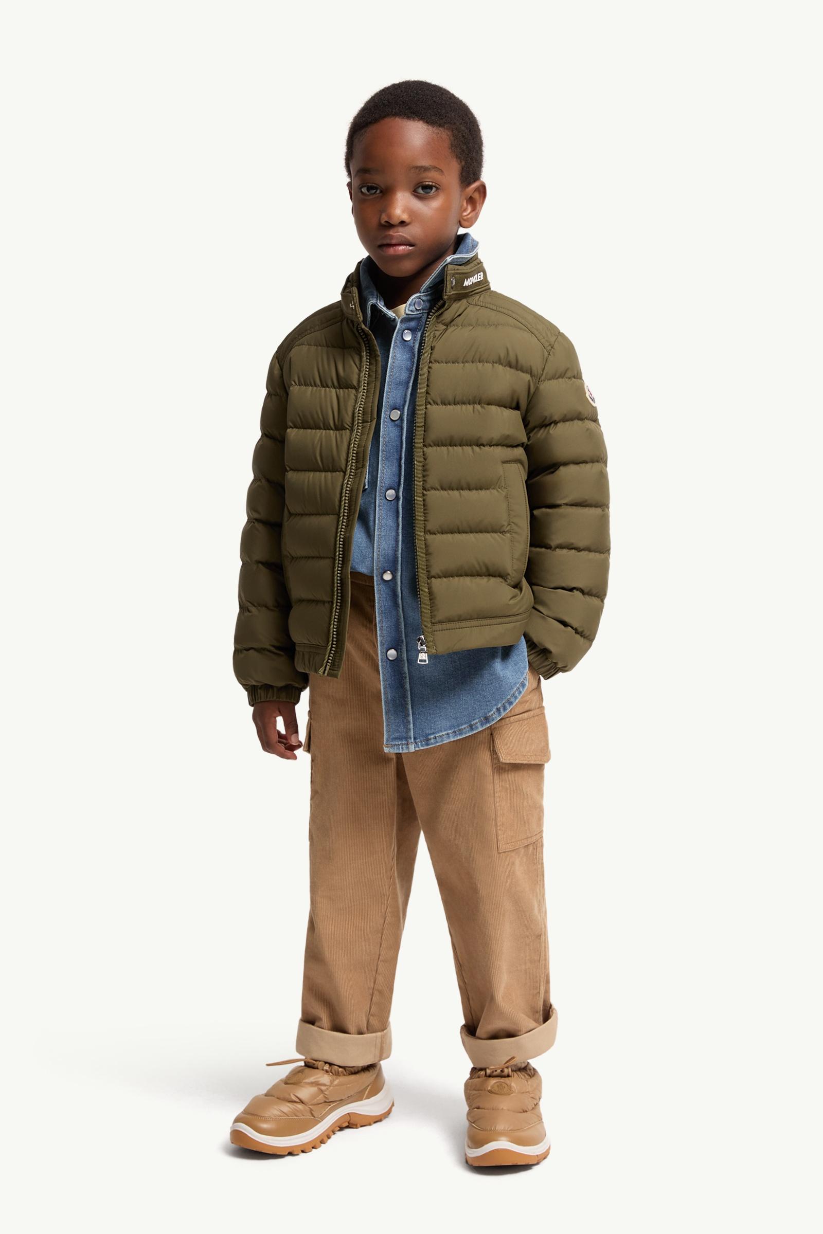 Olive Green Soren Down Jacket - Down Jackets & Vests for Children