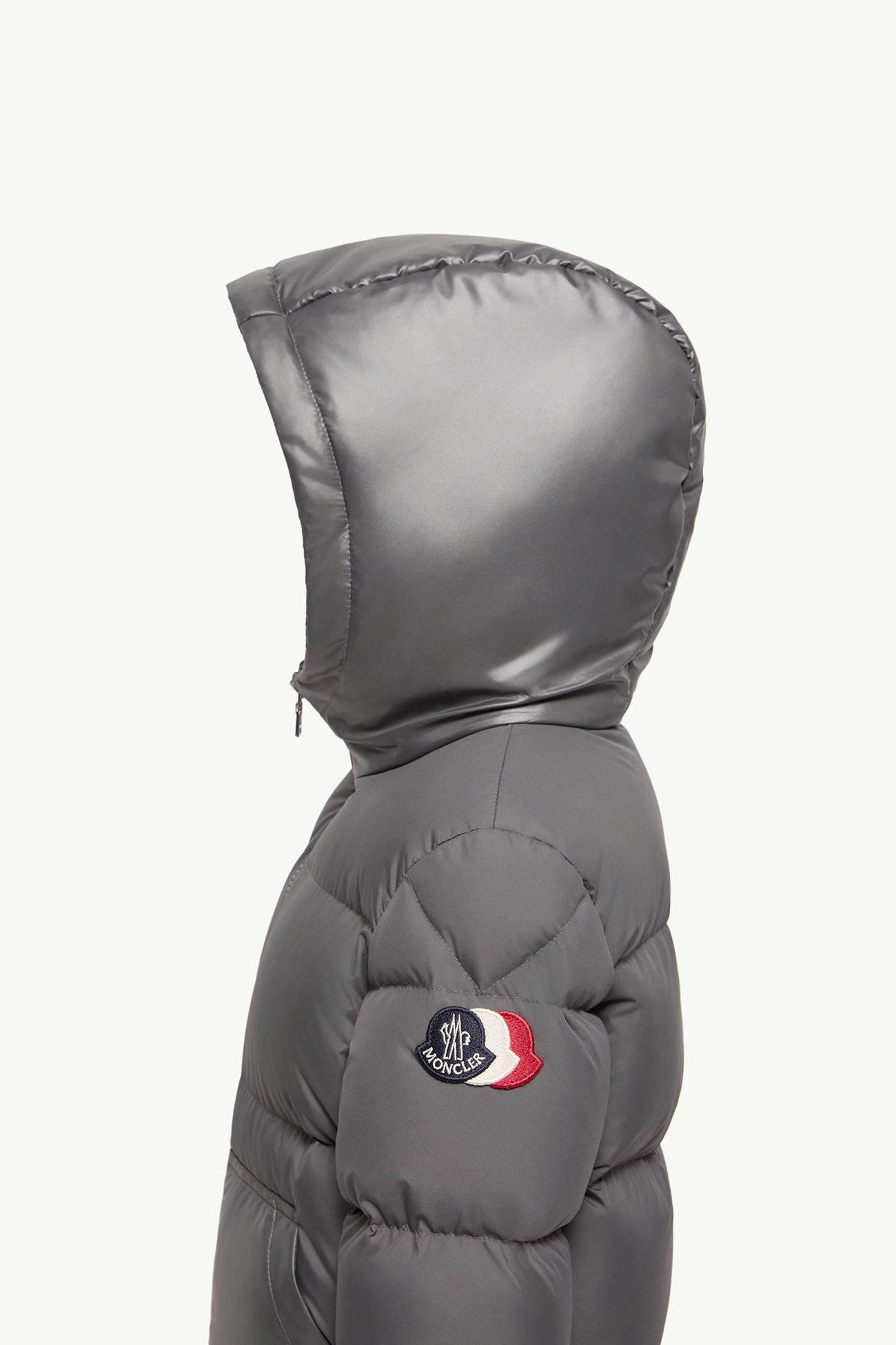 Barin 후드 다운 재킷 키즈 남아 다크 그레이 Moncler 1
